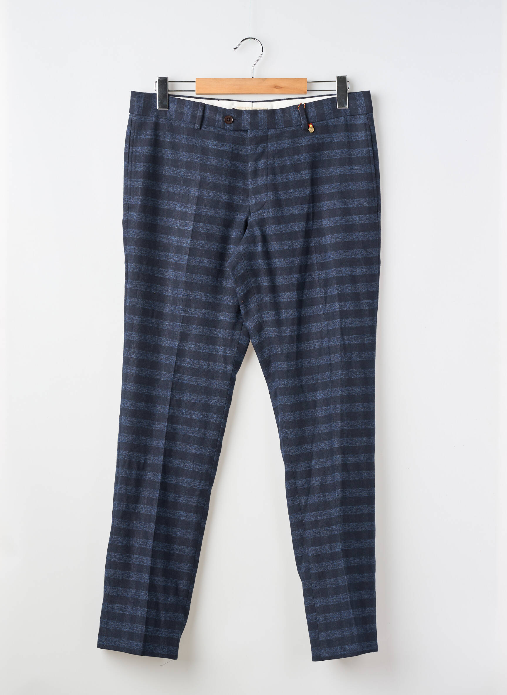Pantalon drept albastru LE FABULEUX MARCEL DE BRUXELLES bărbat