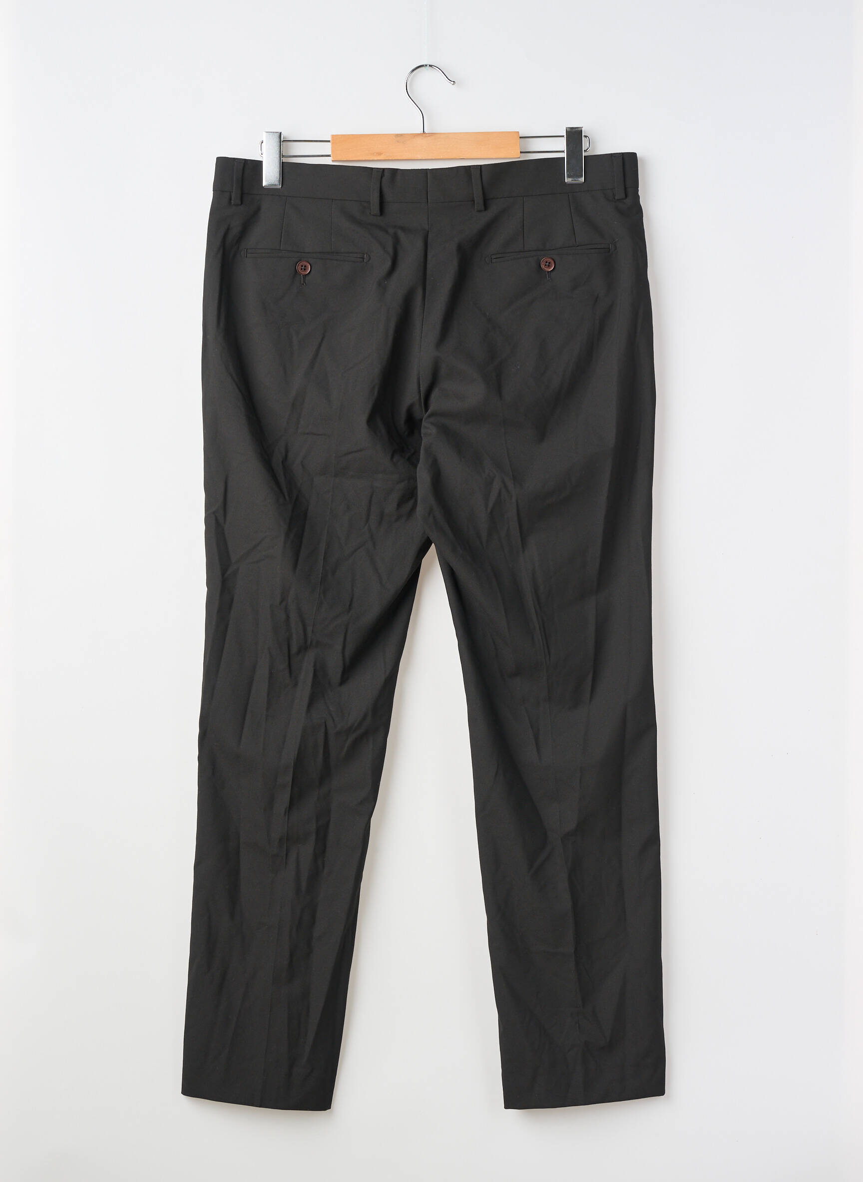 Pantalon drept negru LE FABULEUX MARCEL DE BRUXELLES bărbat