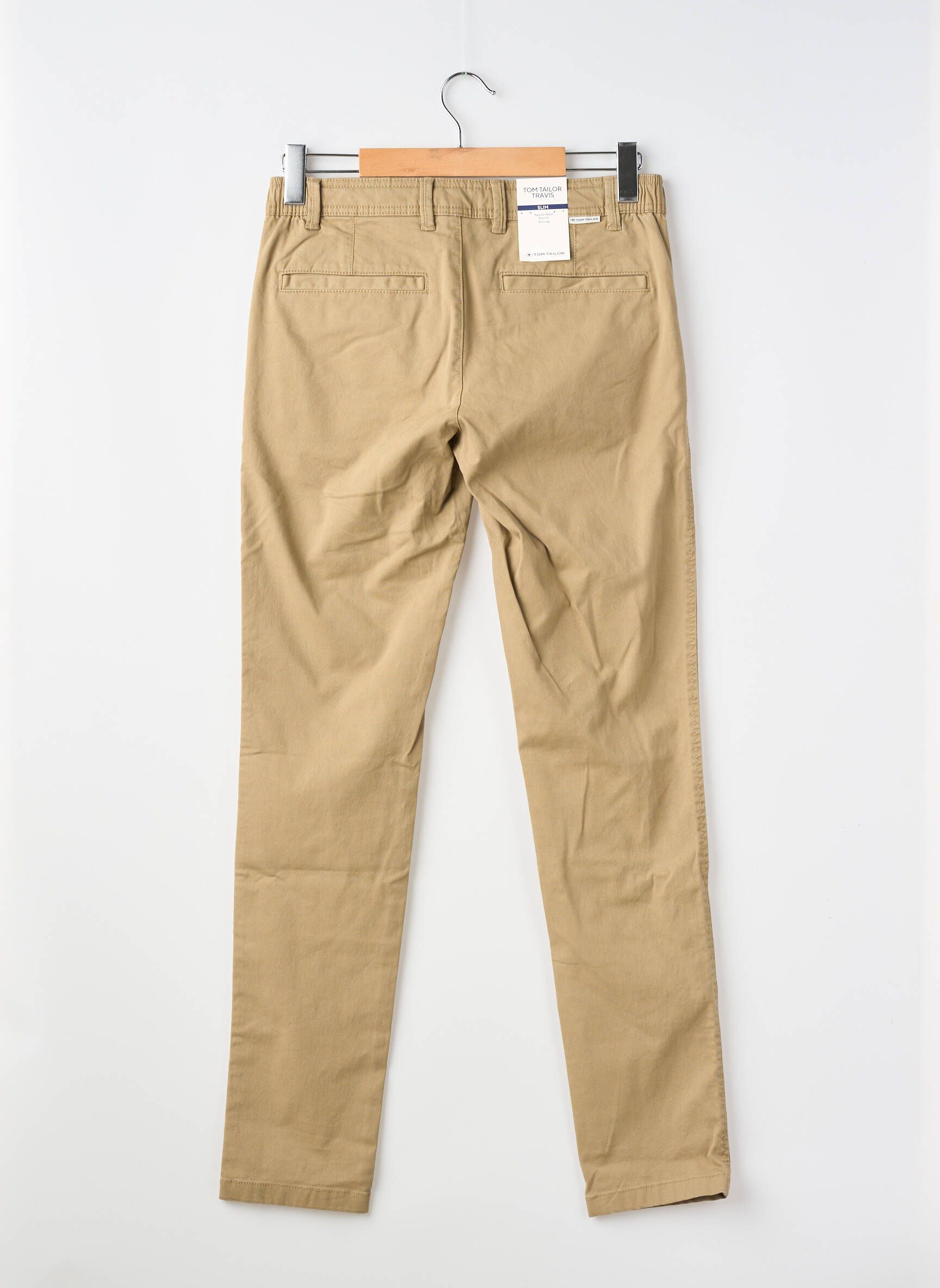 Pantalon chino subțire bej TOM TAILOR bărbat