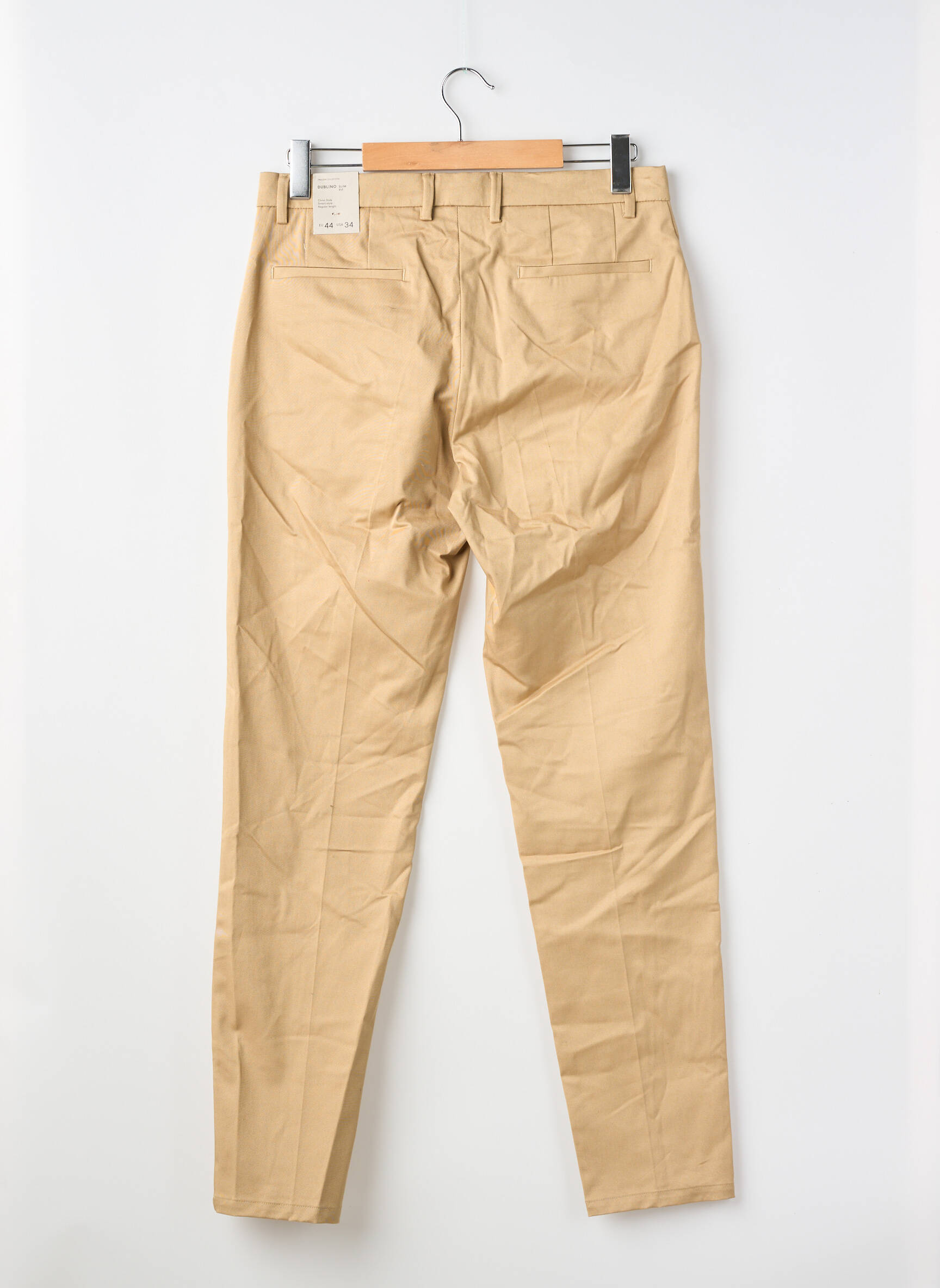 Pantalon chino maro MANGO bărbat