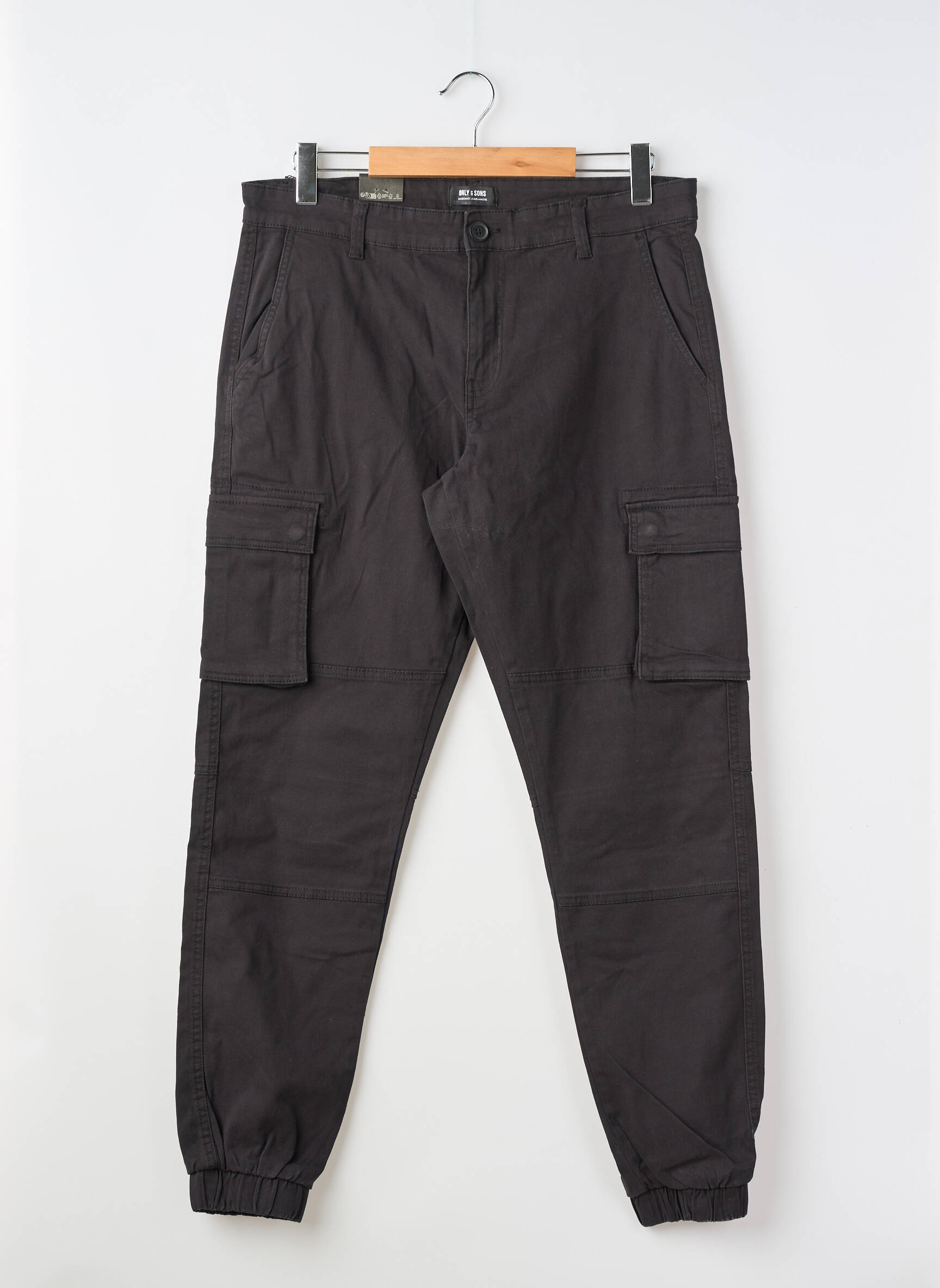 Pantalon cargo negru ONLY&SONS bărbat