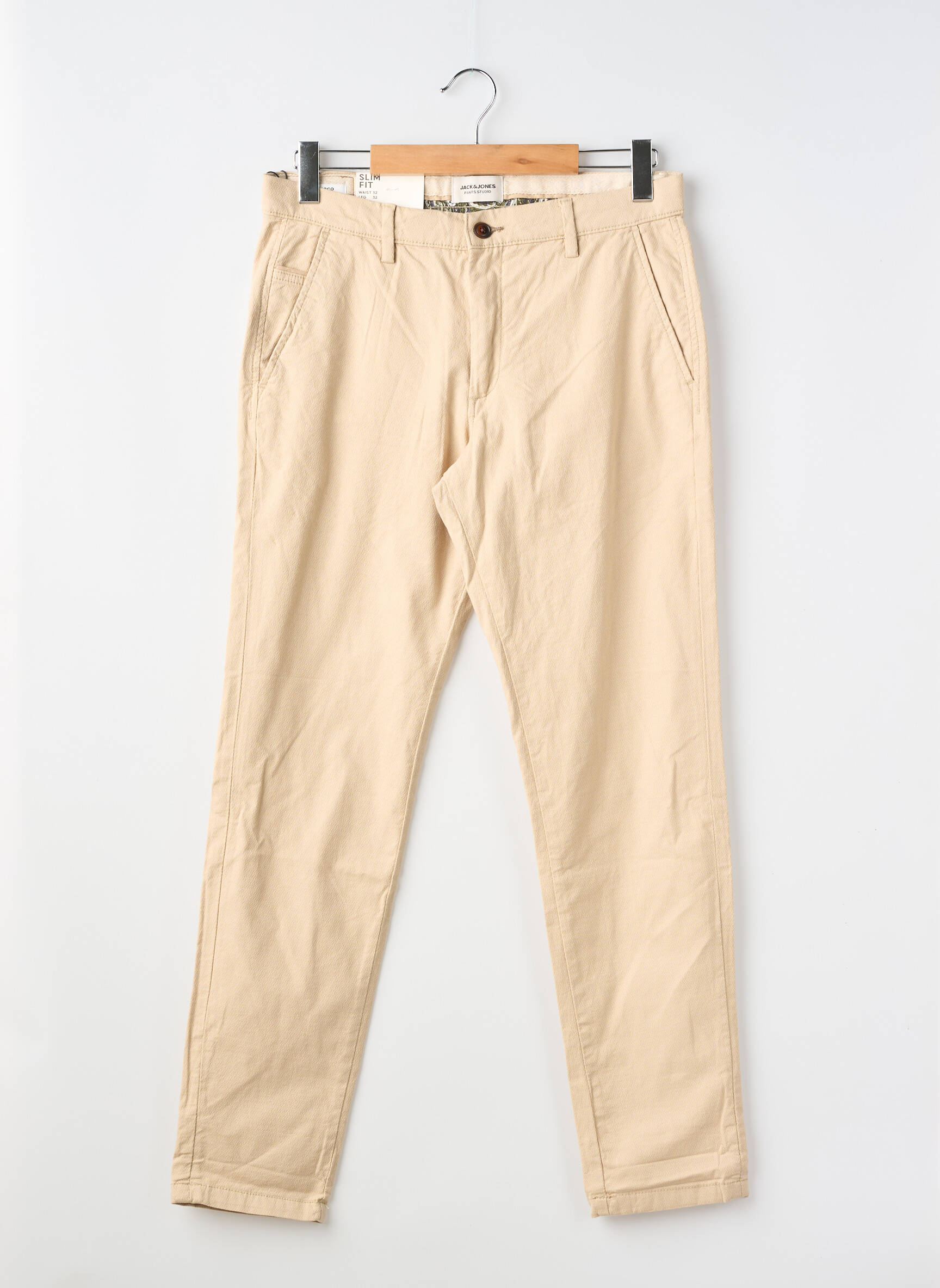 Pantalon chino bej JACK & JONES bărbat