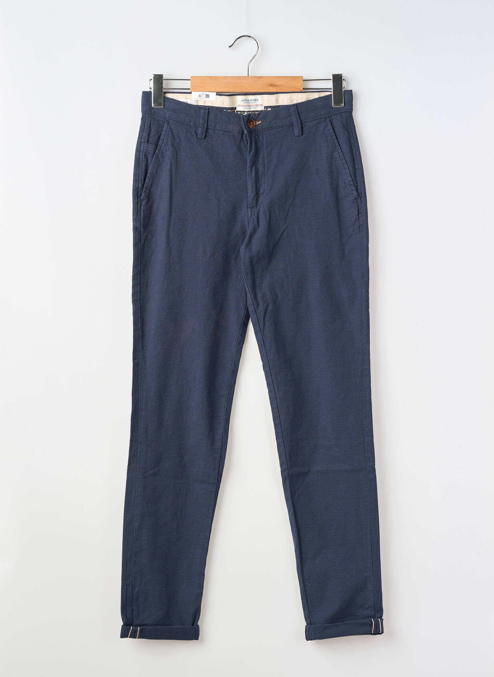 Pantalon chino albastru JACK & JONES bărbat