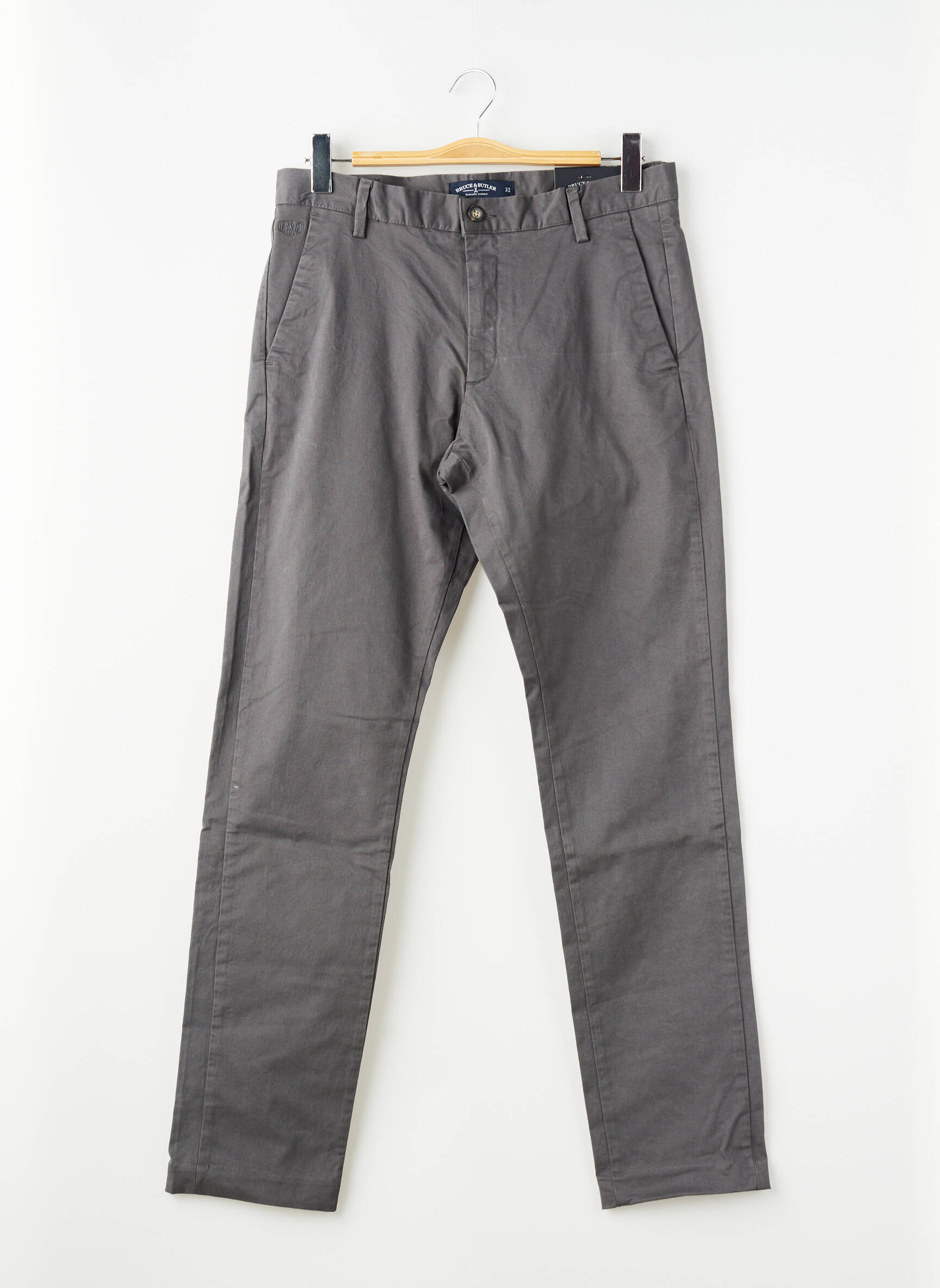 Pantalon chino gri BRUCE & BUTLER  bărbat