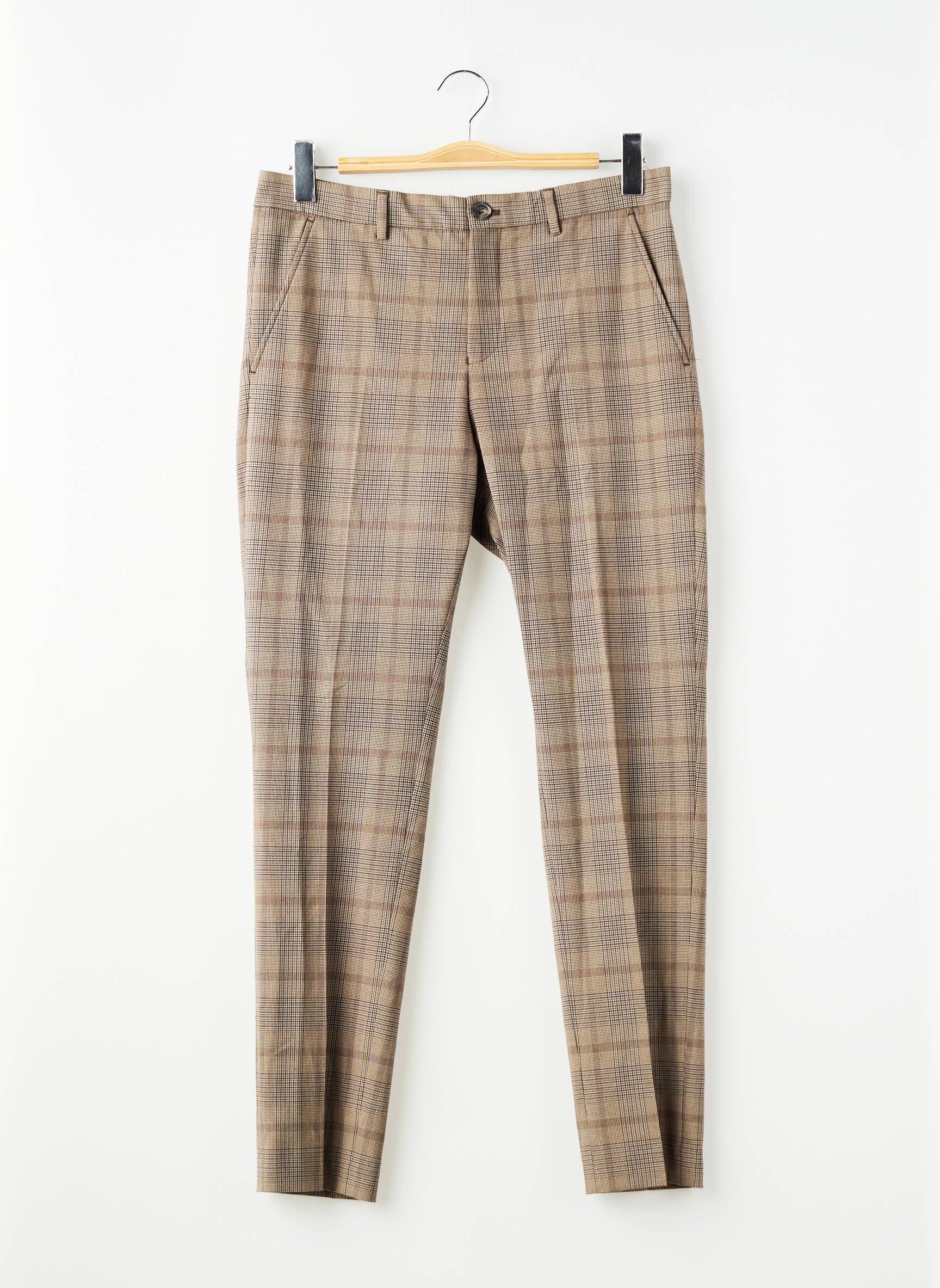 Pantalon drept bej SELECTED bărbat