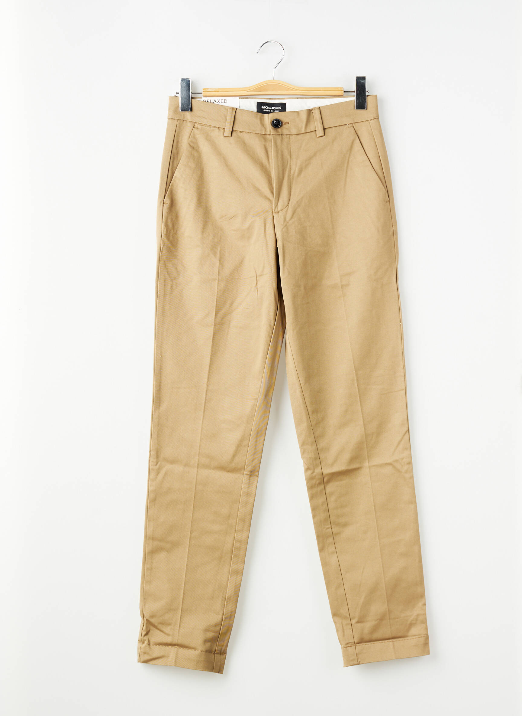 Pantalon chino bej JACK & JONES bărbat