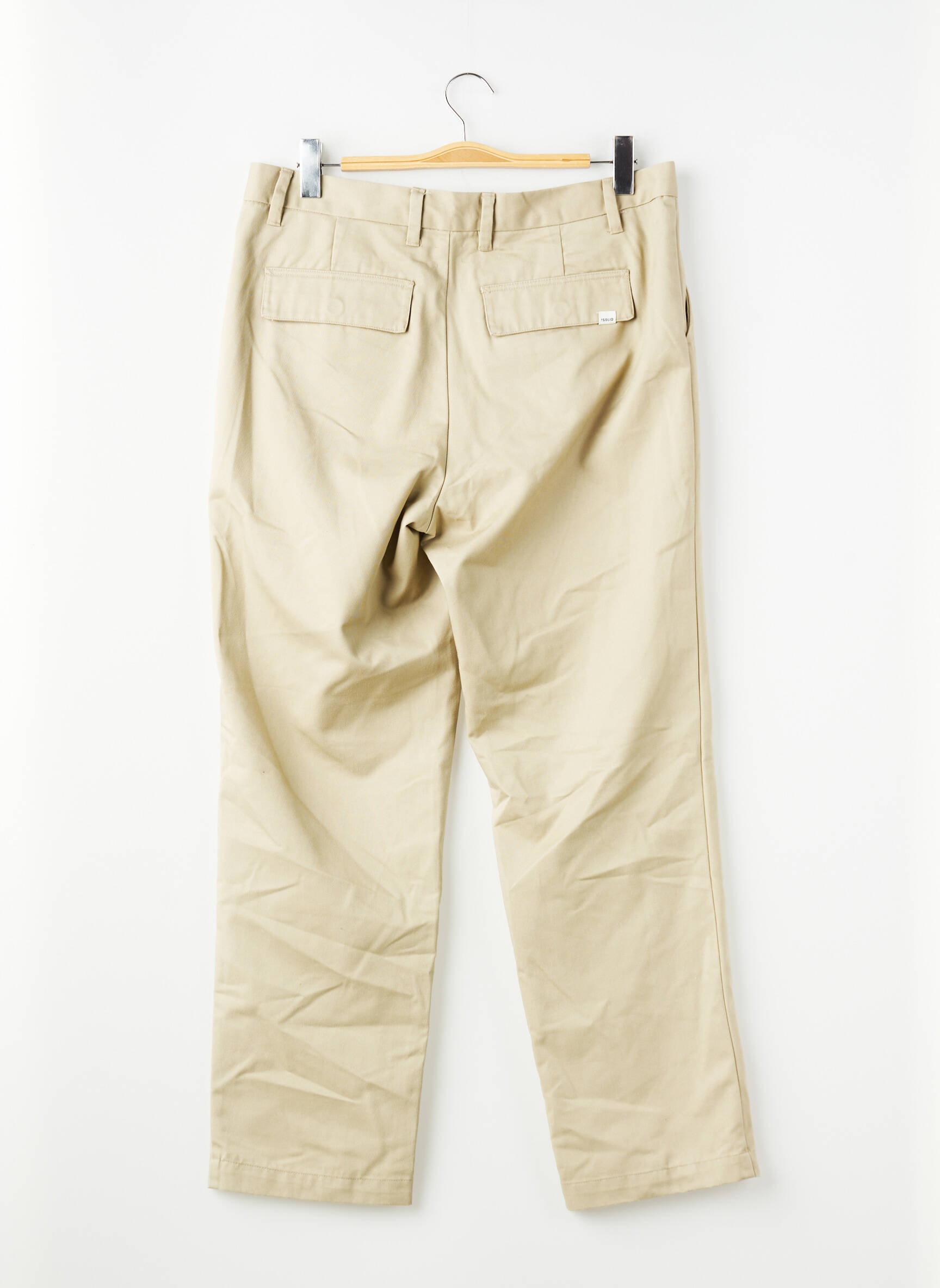 Pantalon chino bej SOLID bărbat