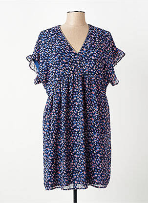 Rochie scurtă albastru LE TEMPS DES CERISES femeie