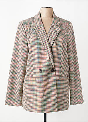 Sacou guler tip costum bej VERO MODA femeie