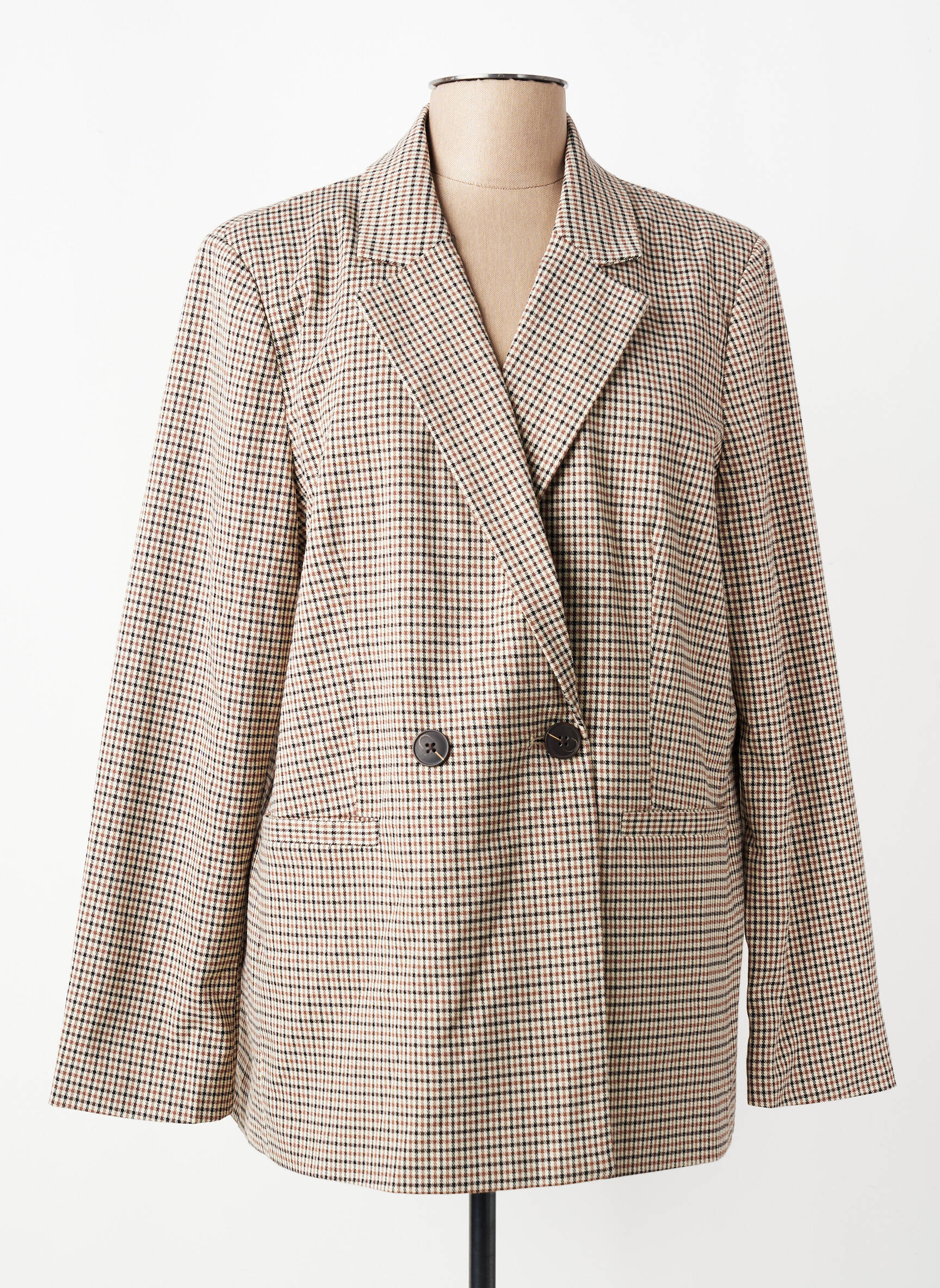 Sacou guler tip costum bej VERO MODA femeie
