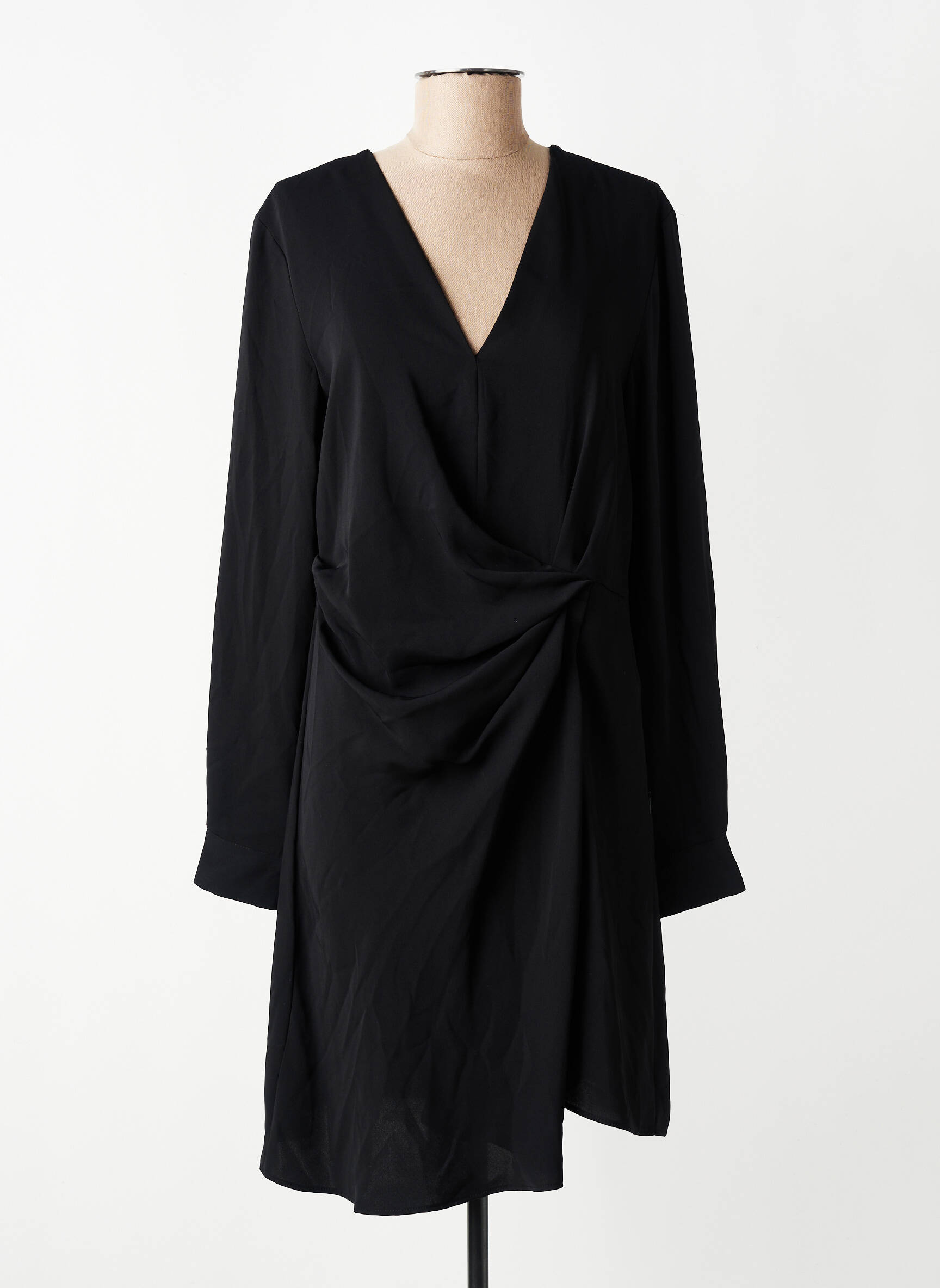 Rochie midi negru MANGO femeie