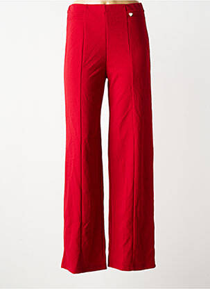 Pantalon drept roșu AMELIE & AMELIE femeie