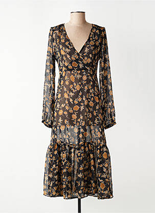 Rochie scurtă maro LPB LES PETITES BOMBES  femeie