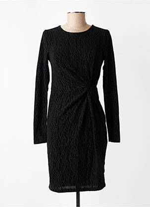 Rochie midi guler rotund negru VERO MODA femeie