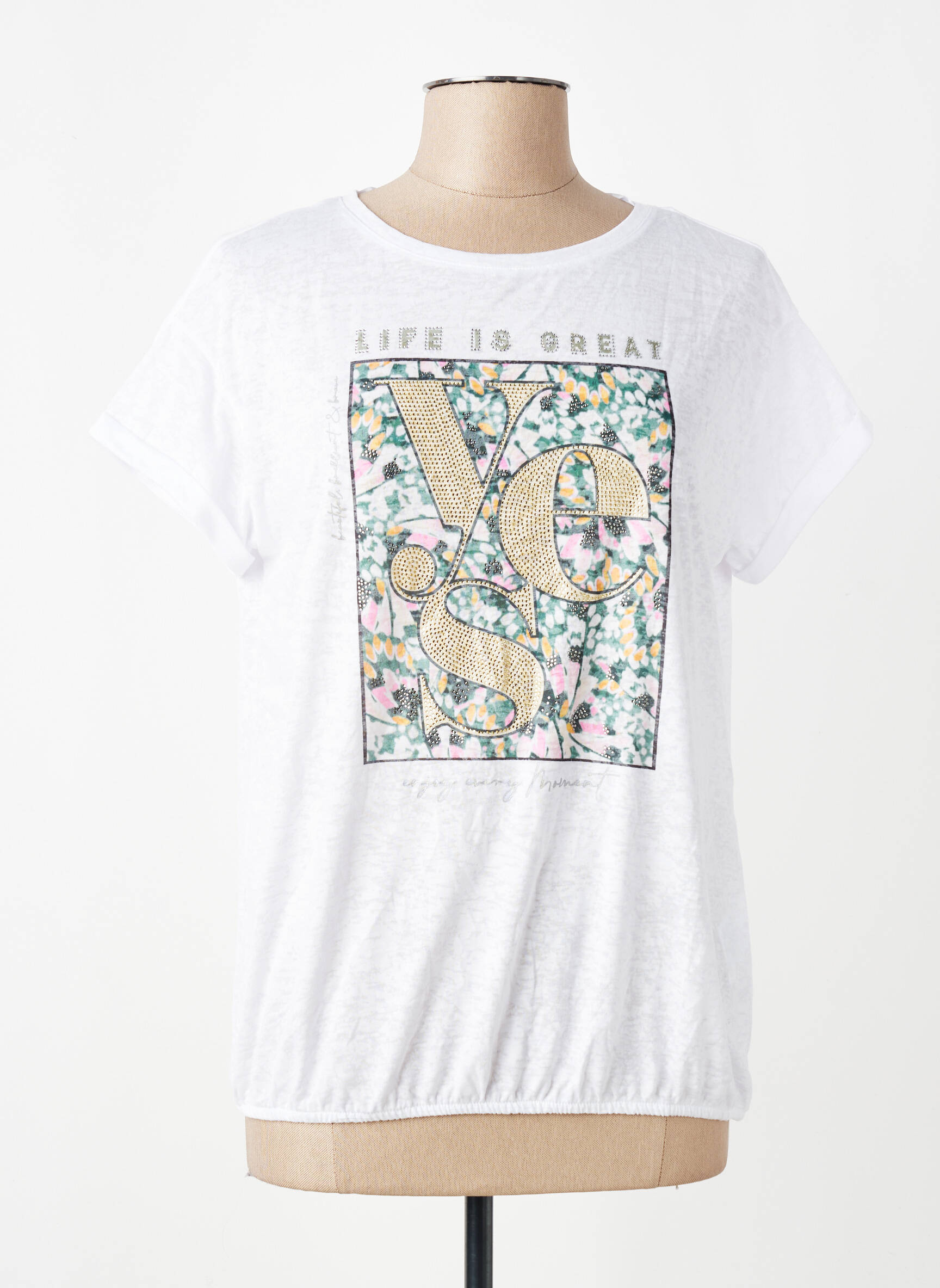 Tricou alb STREET ONE femeie