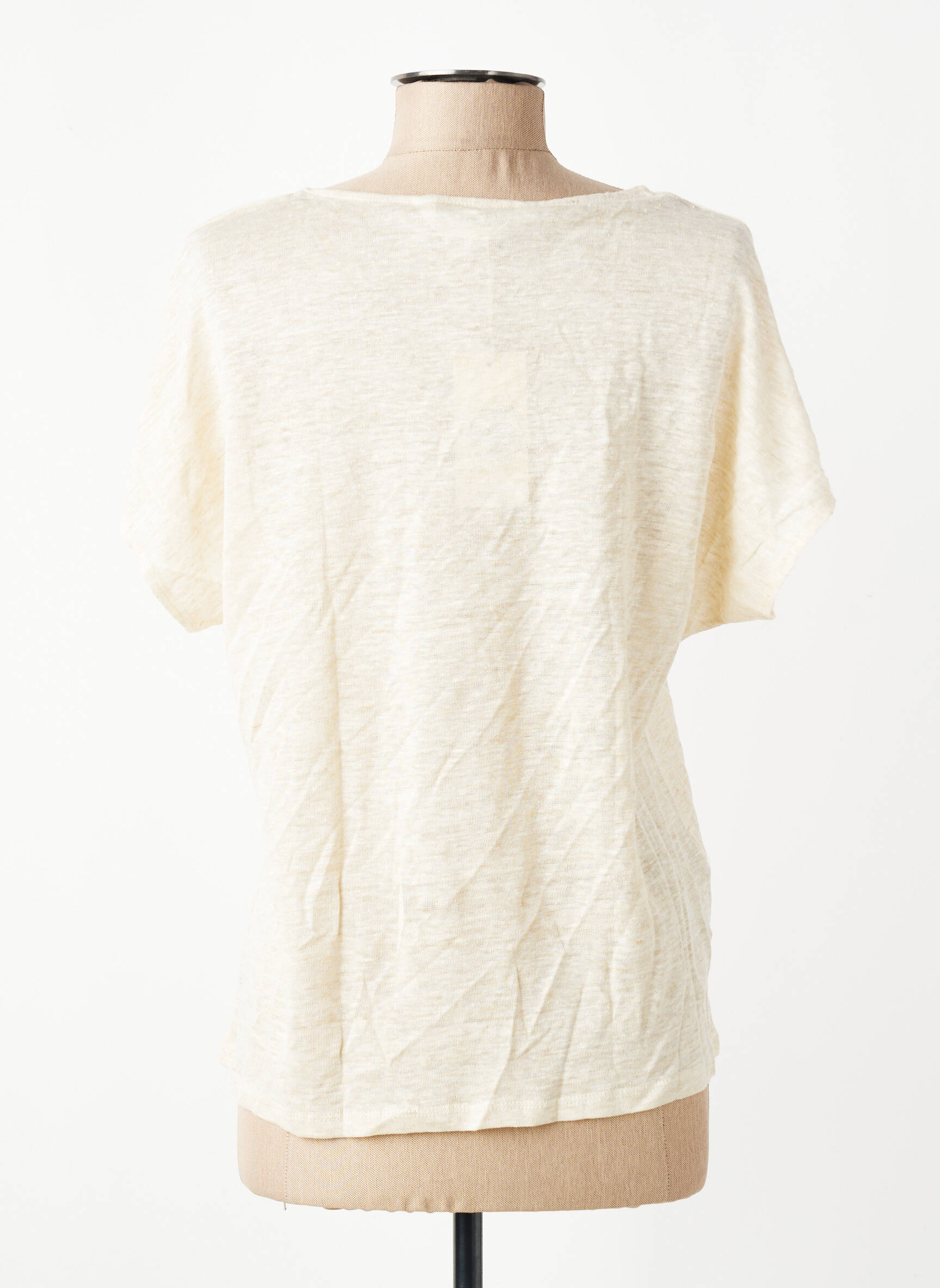 Tricou bej MANGO femeie
