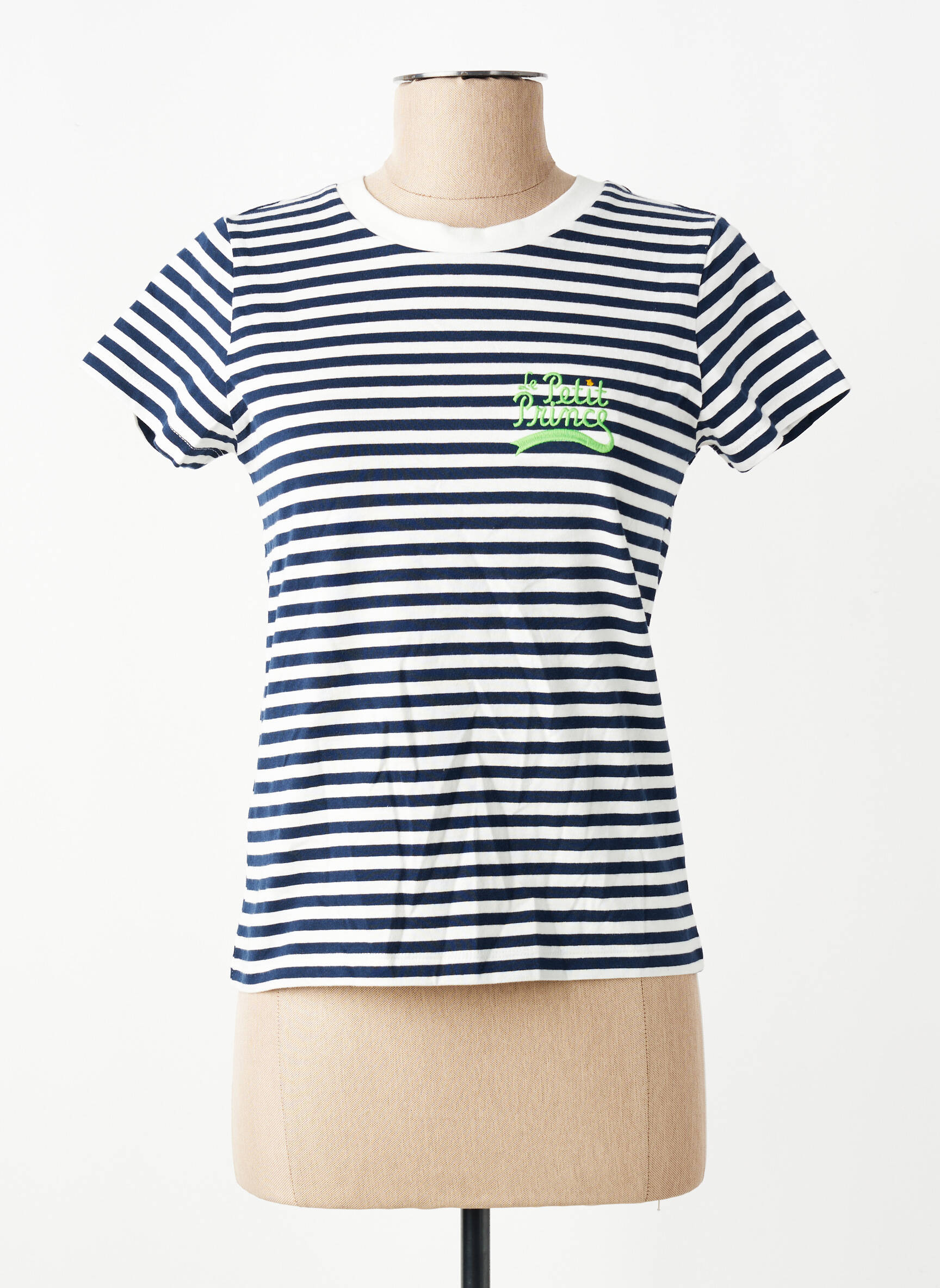 Tricou albastru MANGO femeie
