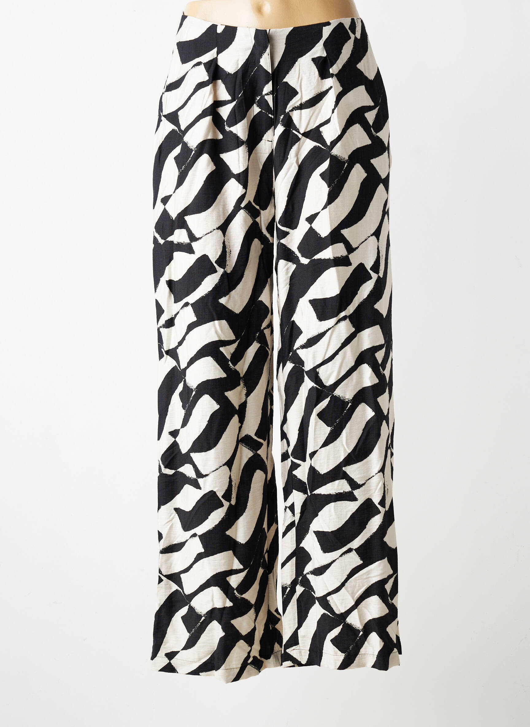Pantalon larg negru VERO MODA femeie