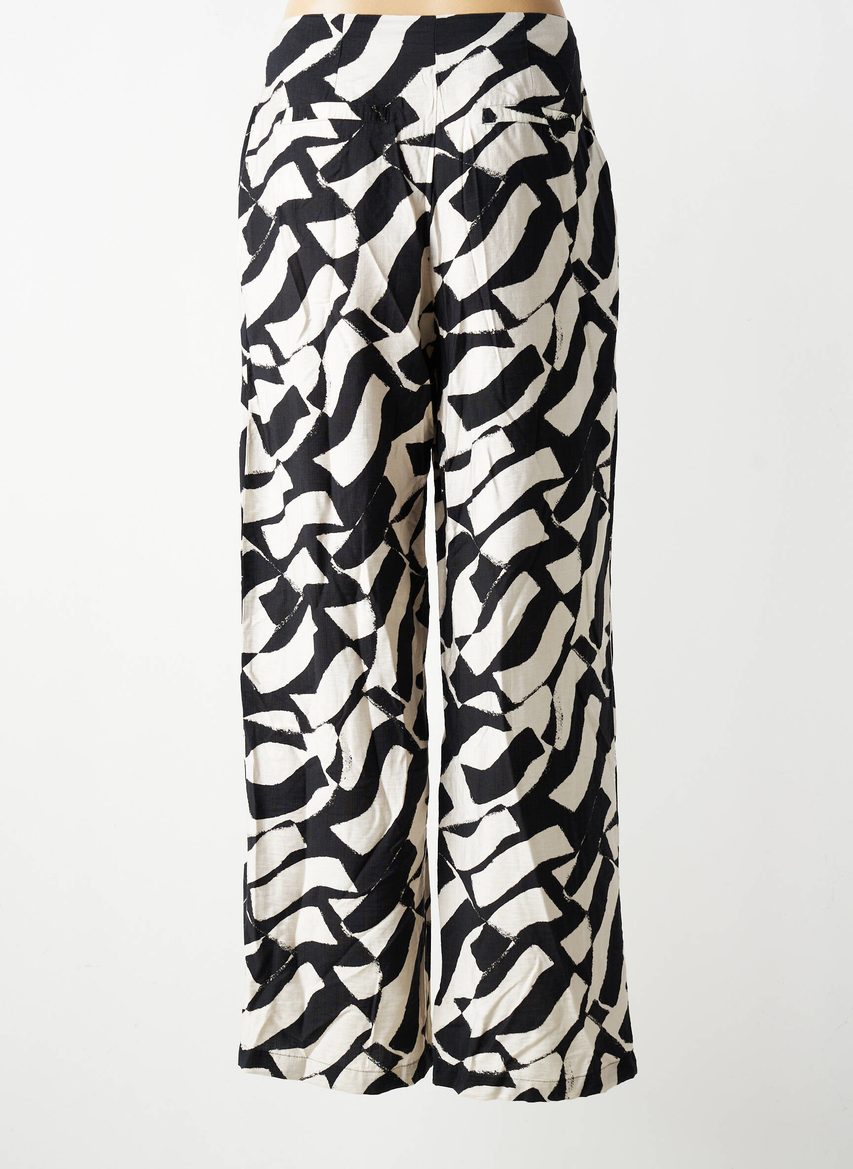 Pantalon larg negru VERO MODA femeie