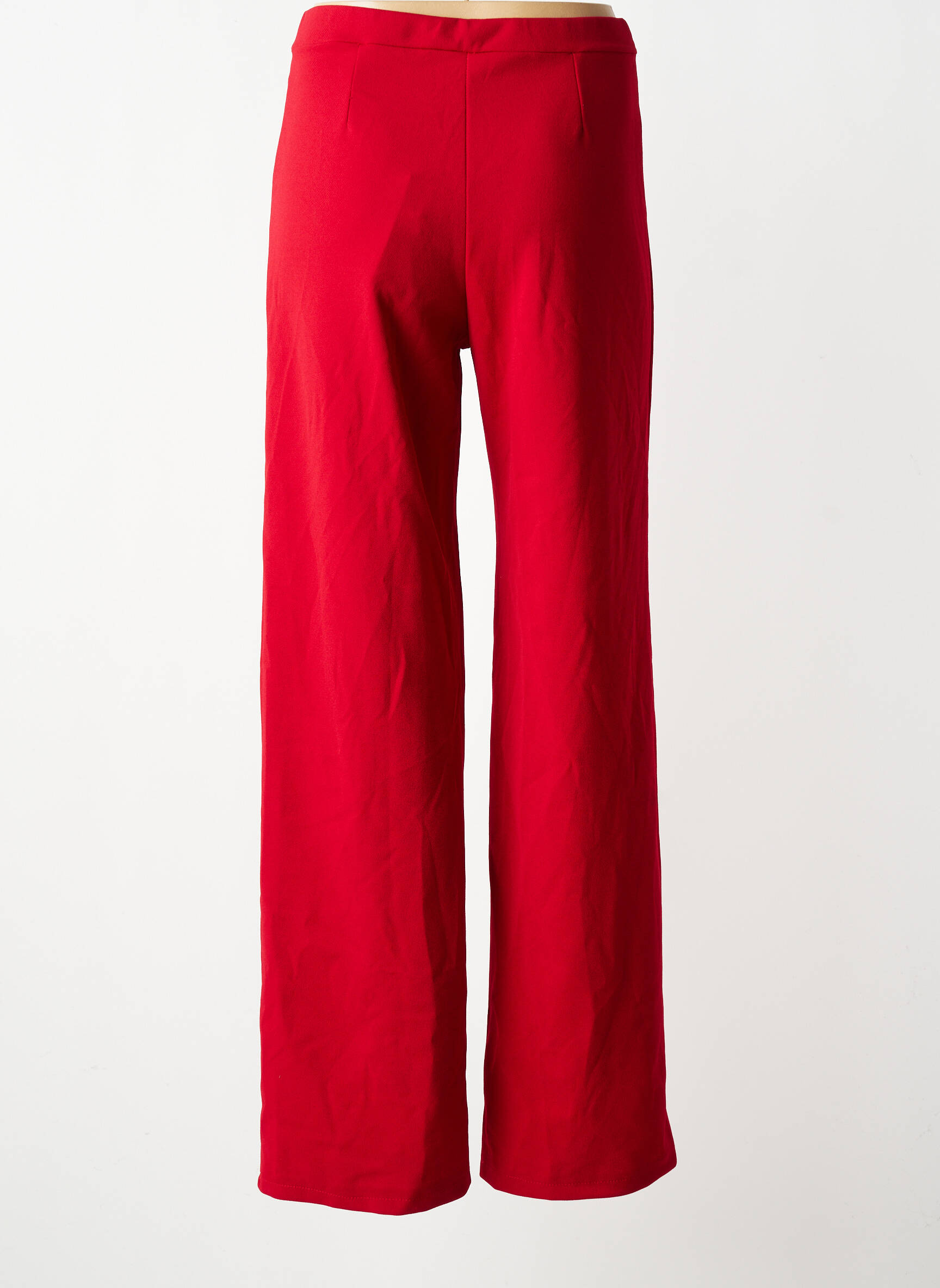 Pantalon drept roșu AMELIE & AMELIE femeie