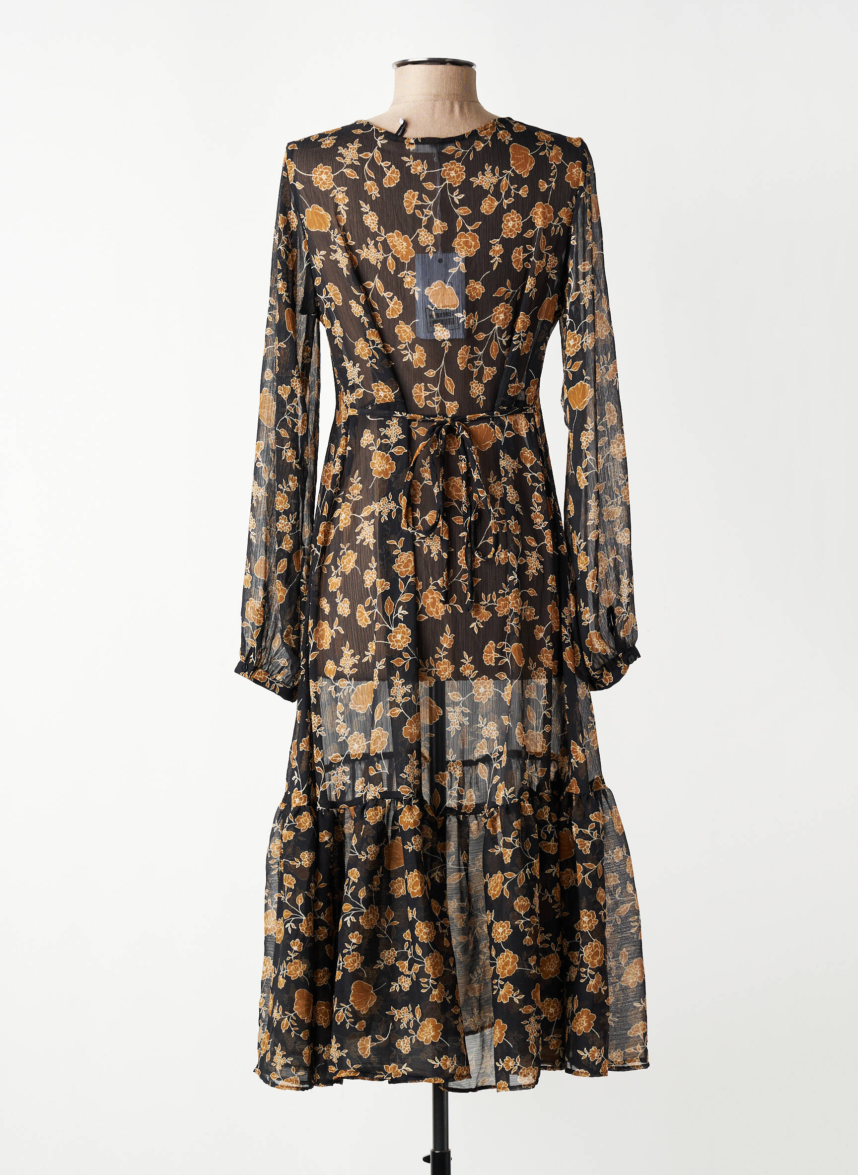 Rochie scurtă maro LPB LES PETITES BOMBES  femeie