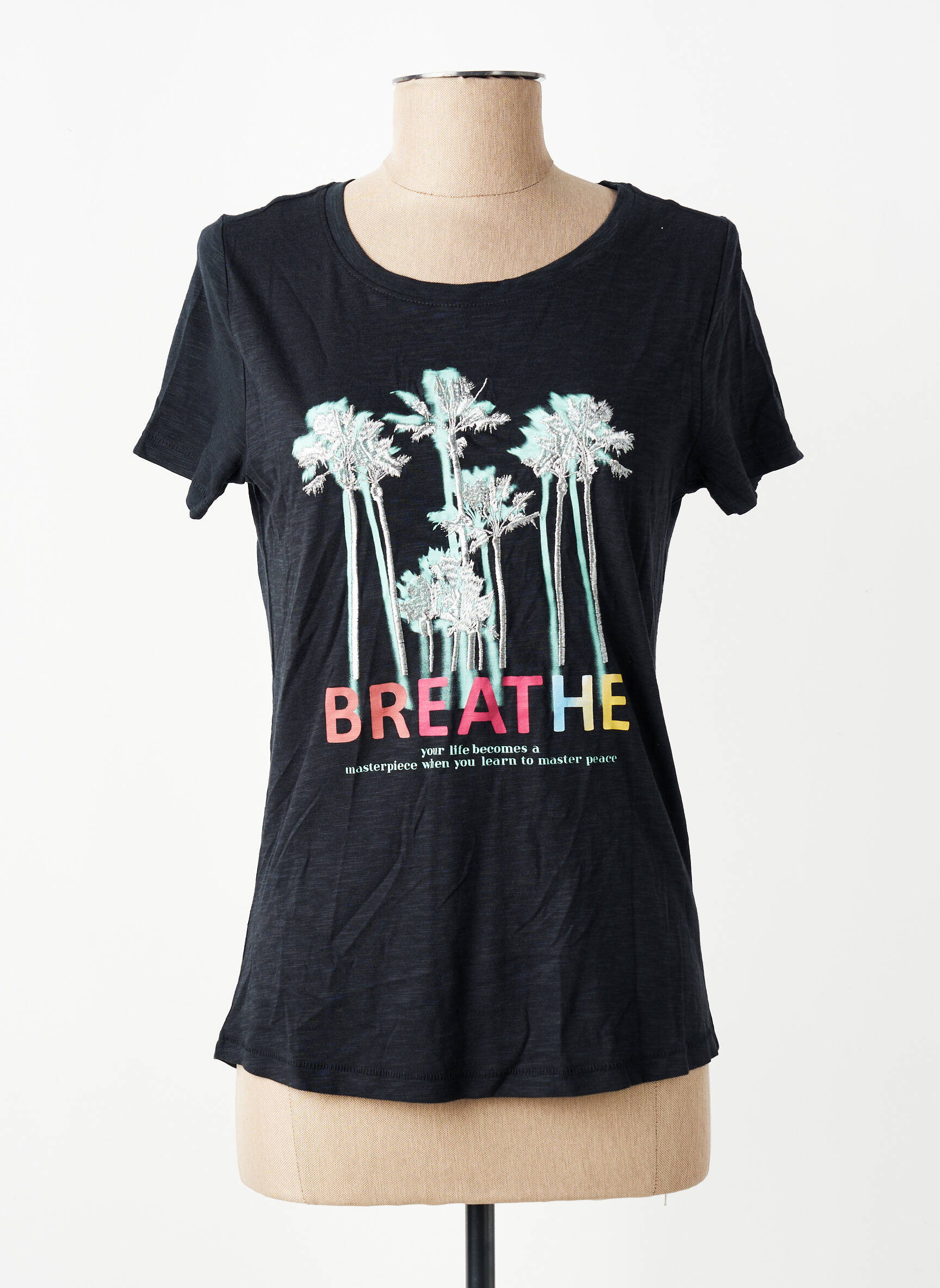 Tricou negru S.OLIVER femeie