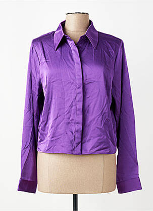 Cămașă mâneci lungi mâneci lungi violet ONLY femeie