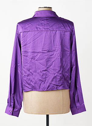 Cămașă mâneci lungi mâneci lungi violet ONLY femeie