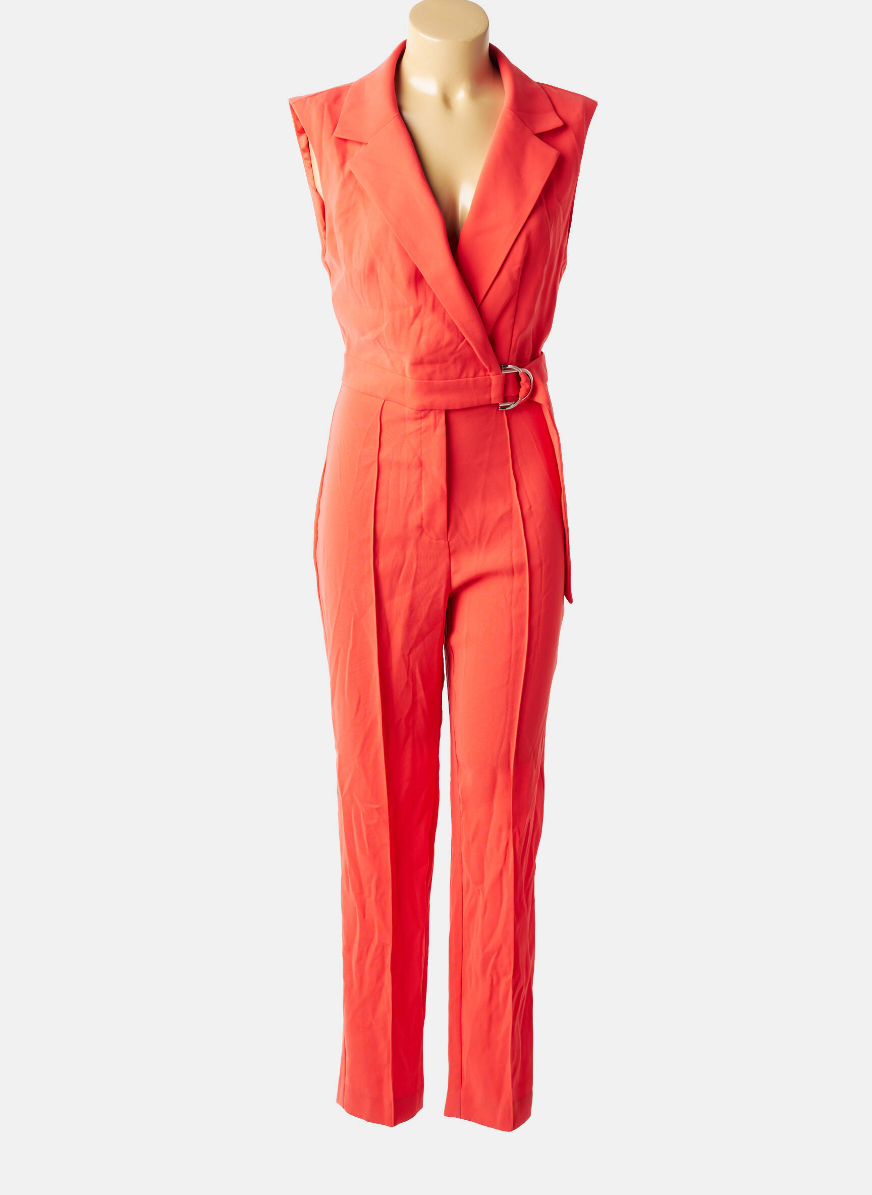 Salopetă-pantalon roșu MANGO femeie