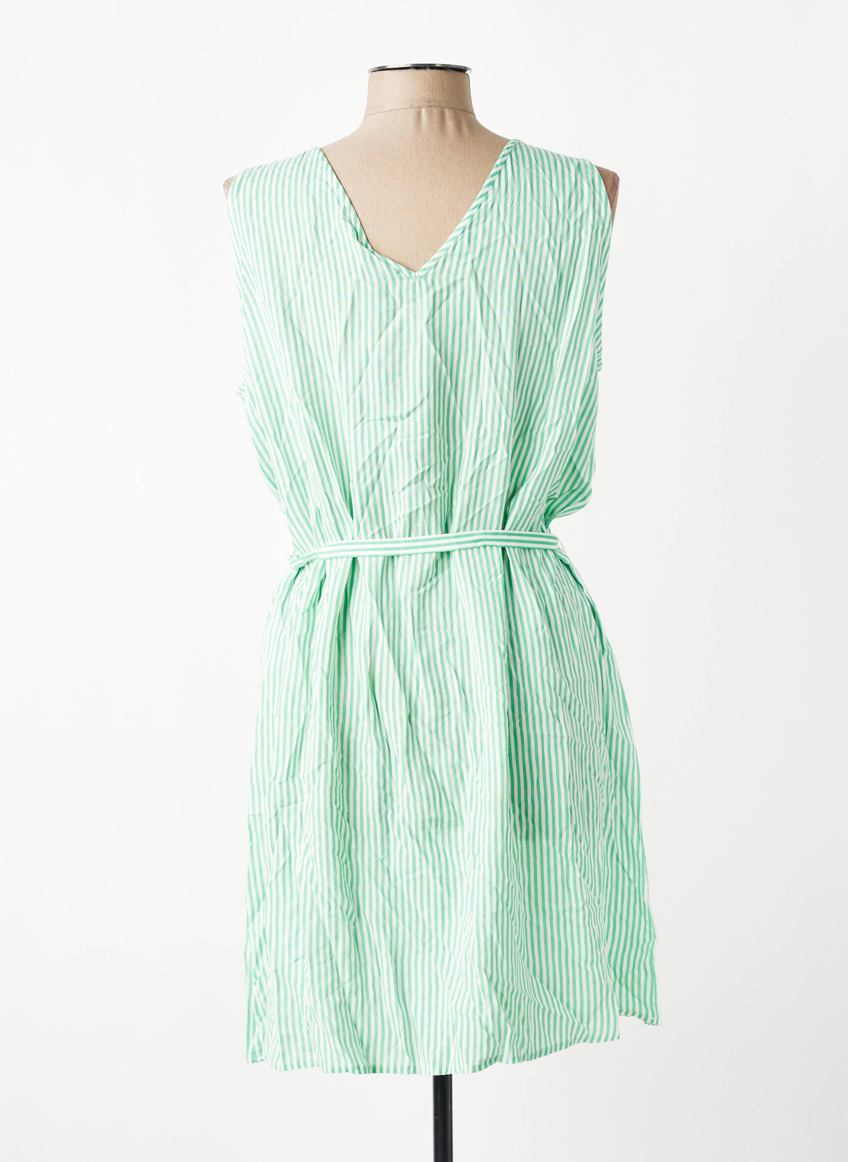 Rochie scurtă fără mâneci fără mâneci verde VERO MODA femeie