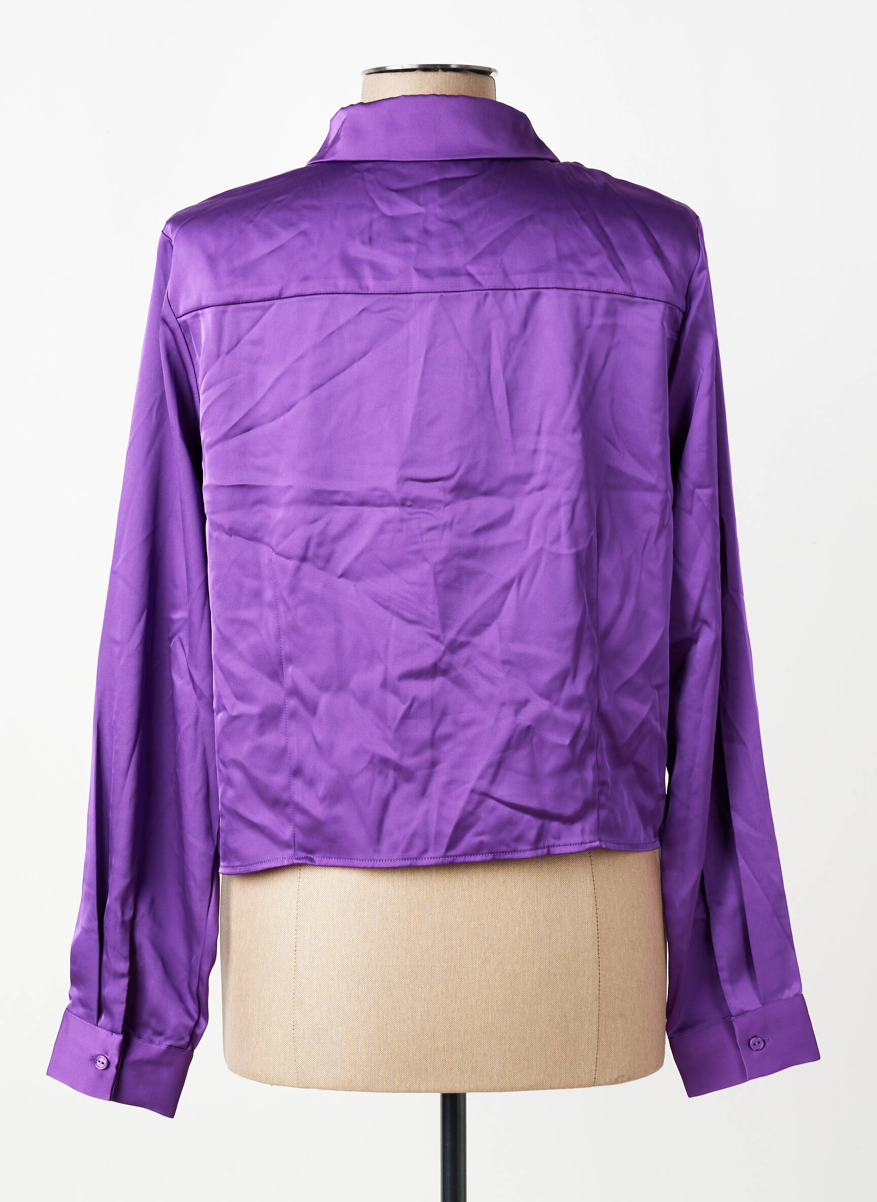 Cămașă mâneci lungi mâneci lungi violet ONLY femeie