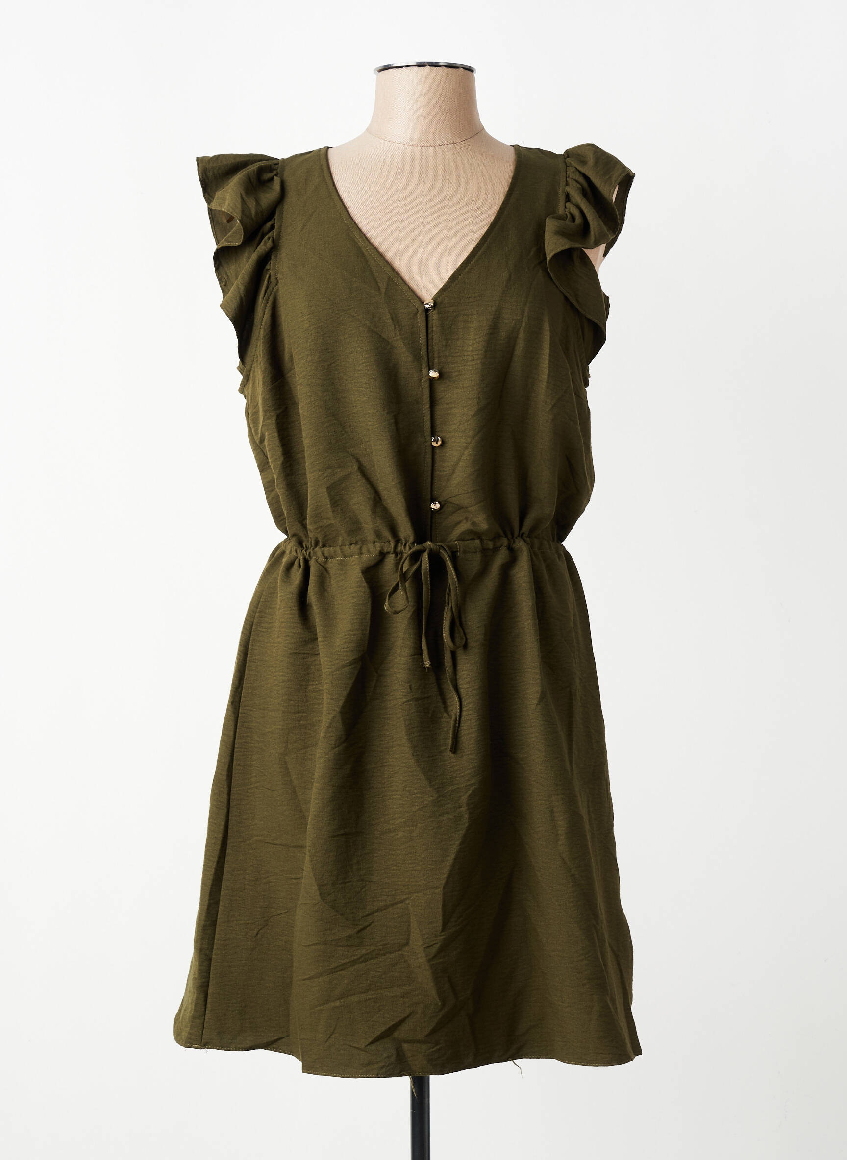 Rochie scurtă verde NAF NAF femeie
