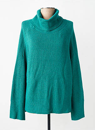 Pulover cu guler înalt verde TOM TAILOR femeie