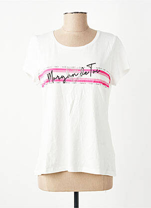 Tricou alb MORGAN femeie