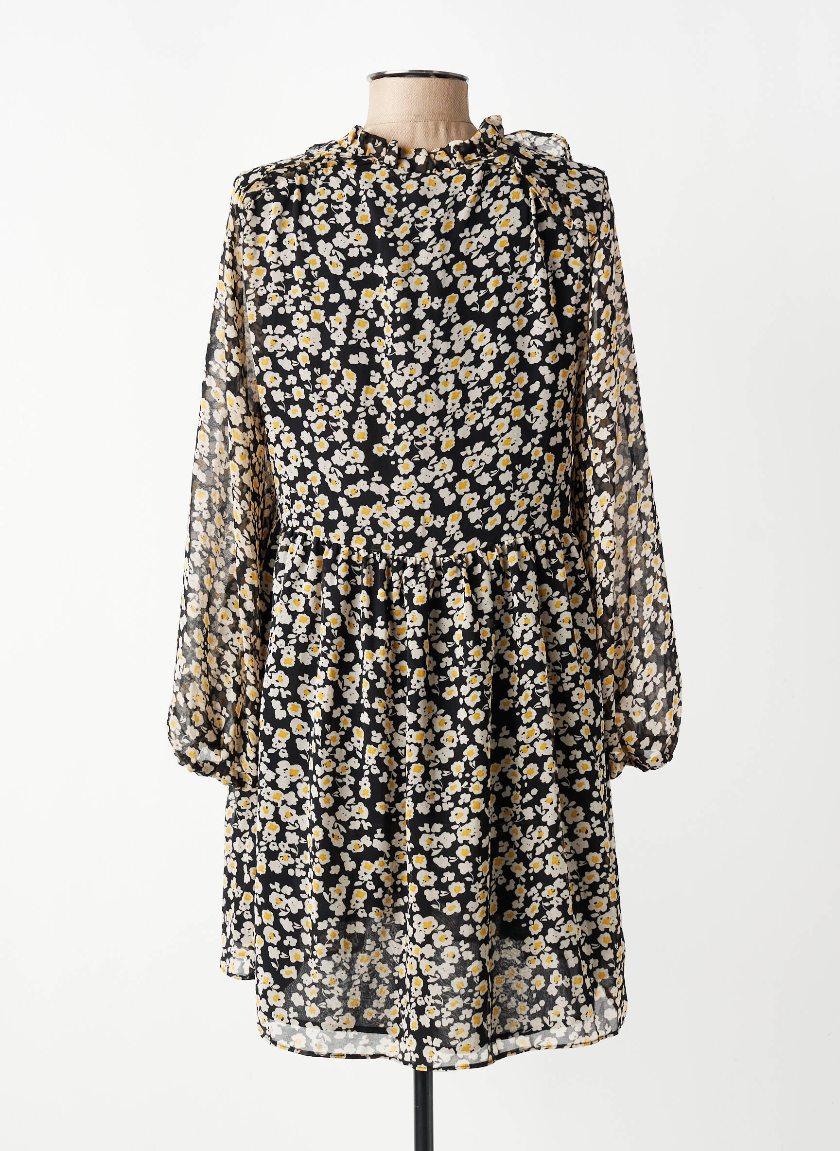 Rochie midi negru MANGO femeie