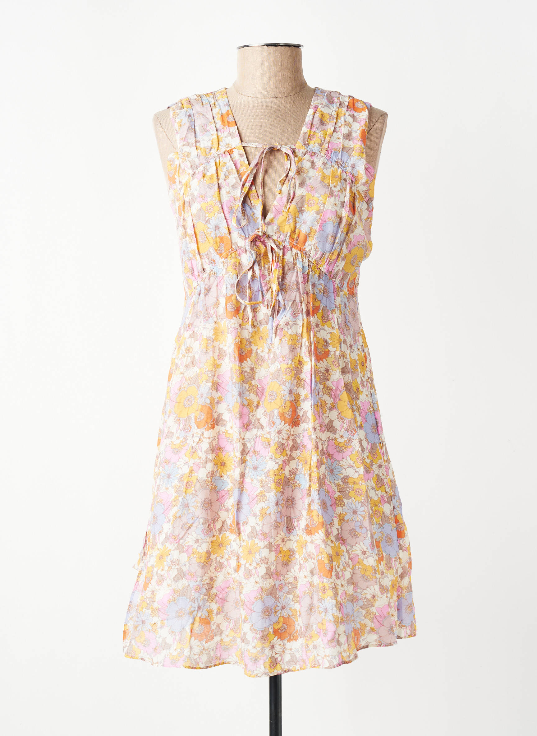 Rochie scurtă roz MANGO femeie