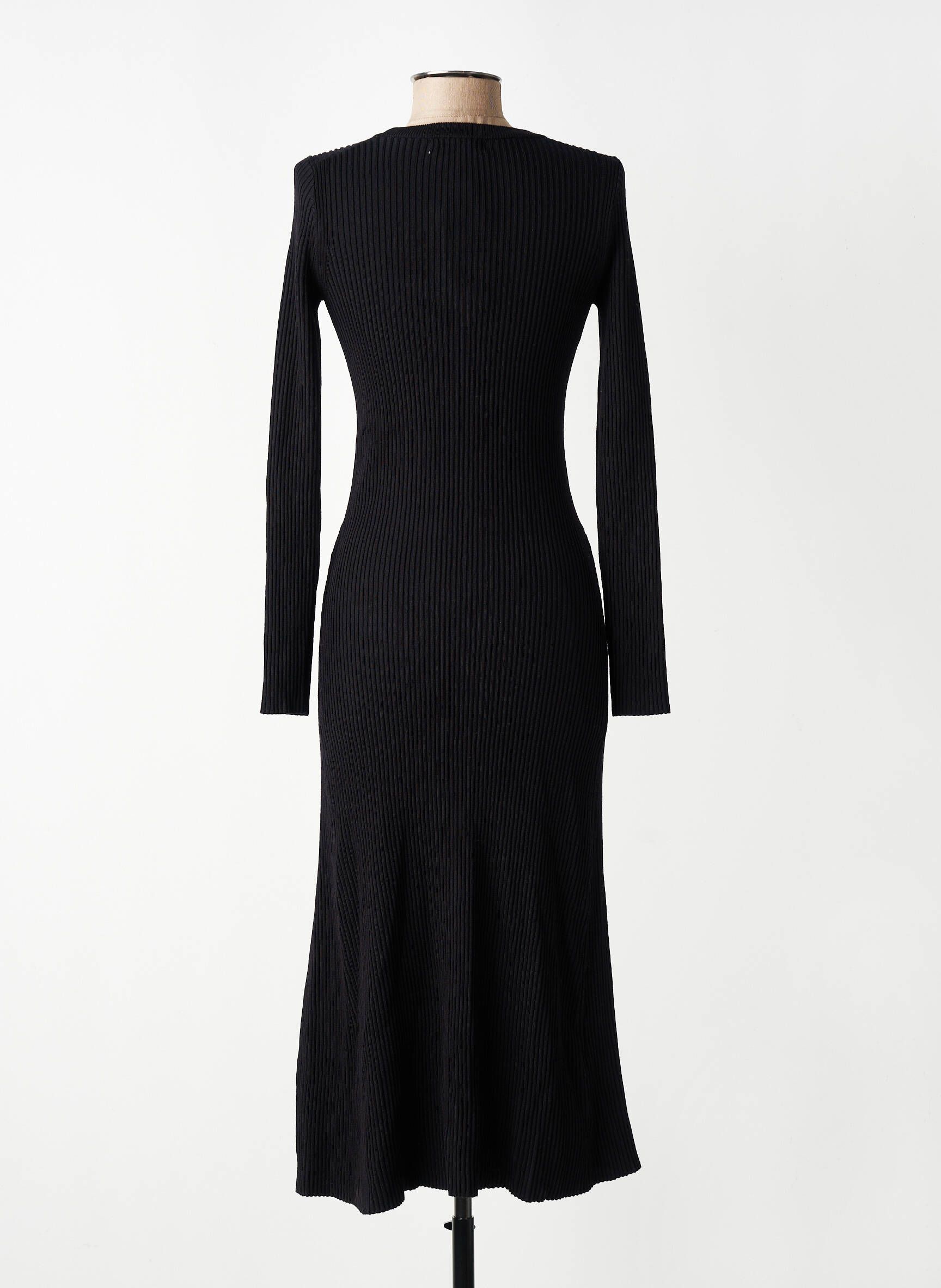 Rochie pulover negru MANGO femeie