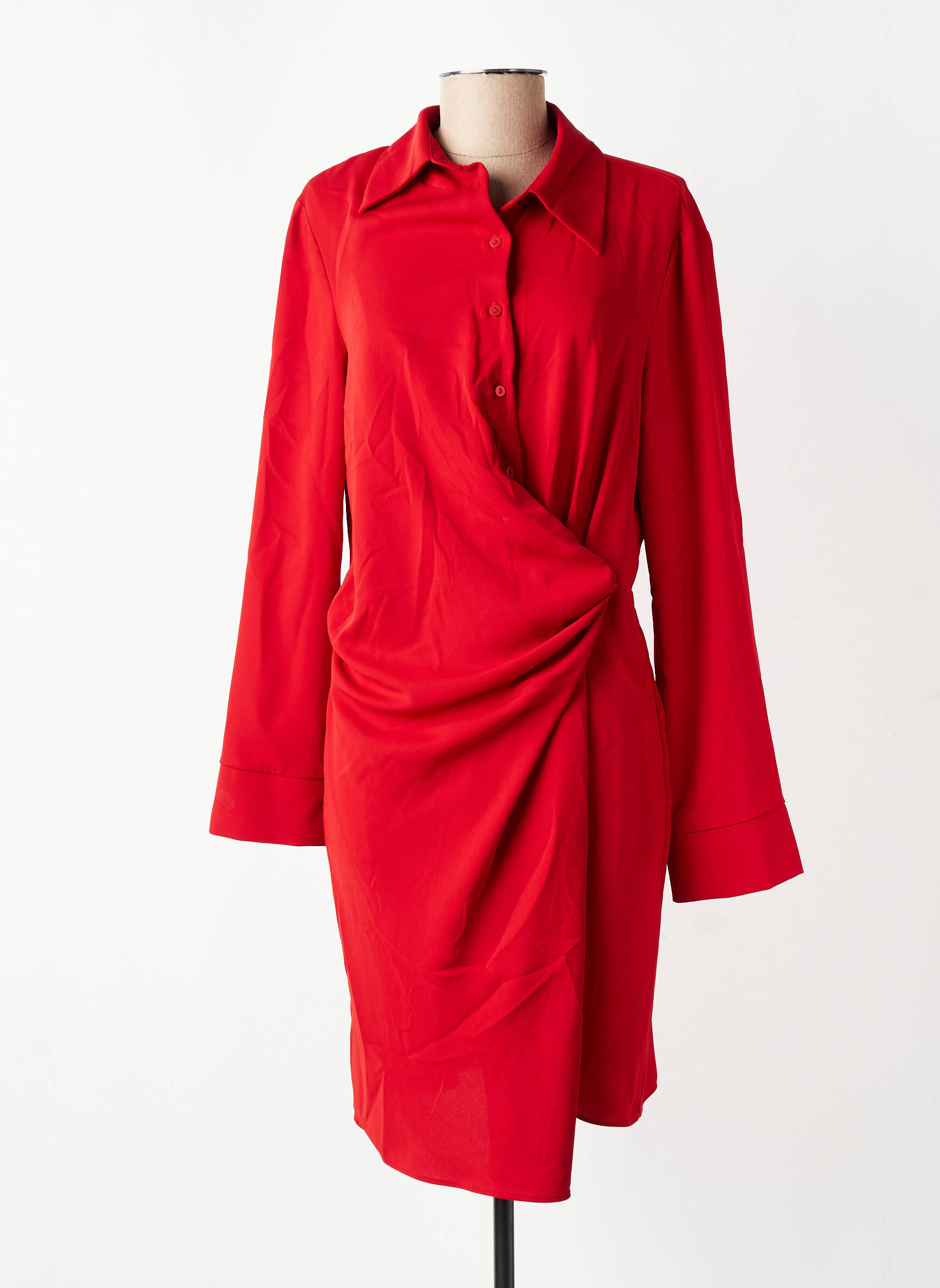 Rochie scurtă roșu MANGO femeie