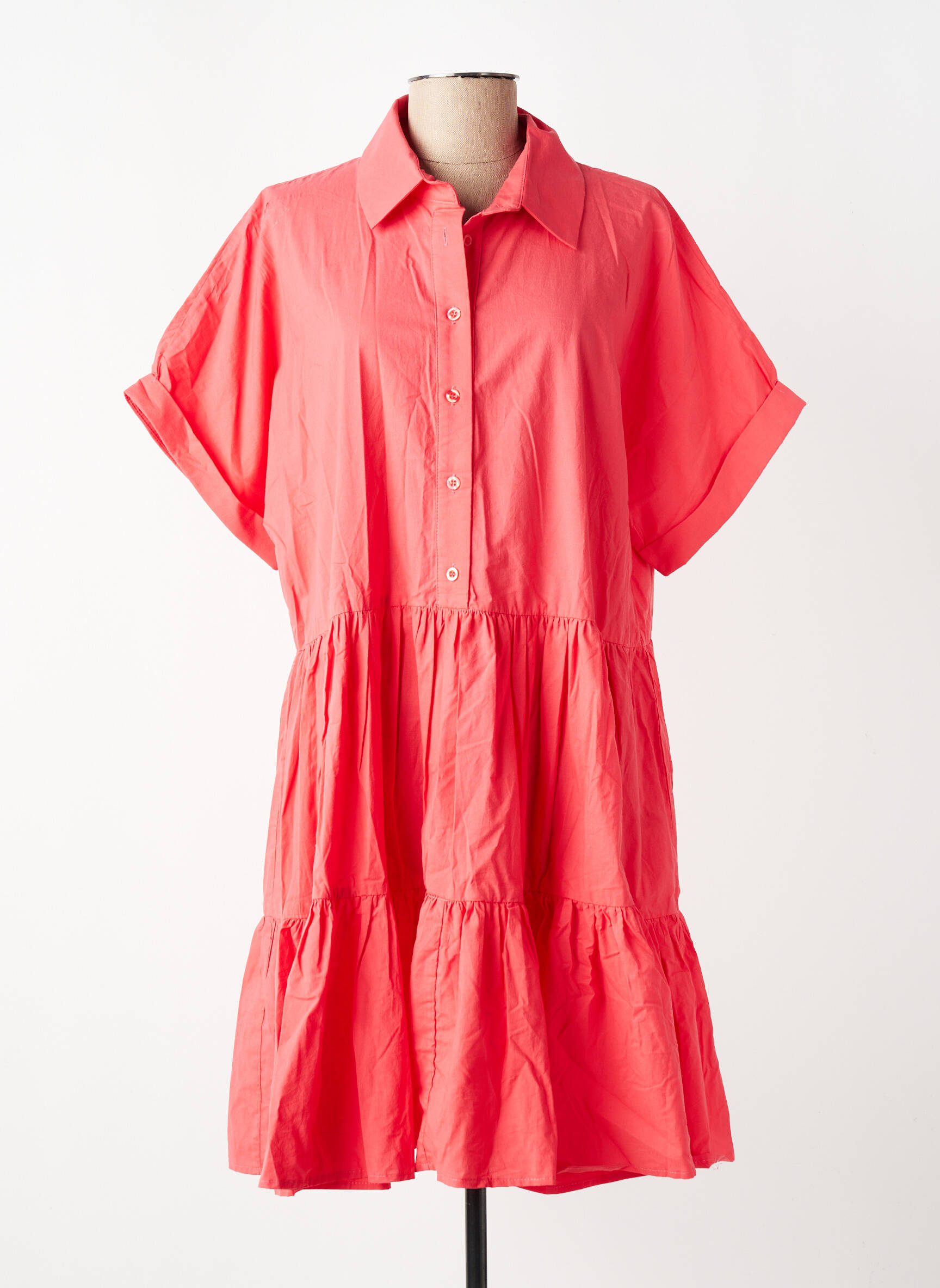 Rochie scurtă roz MOLLY BRACKEN femeie
