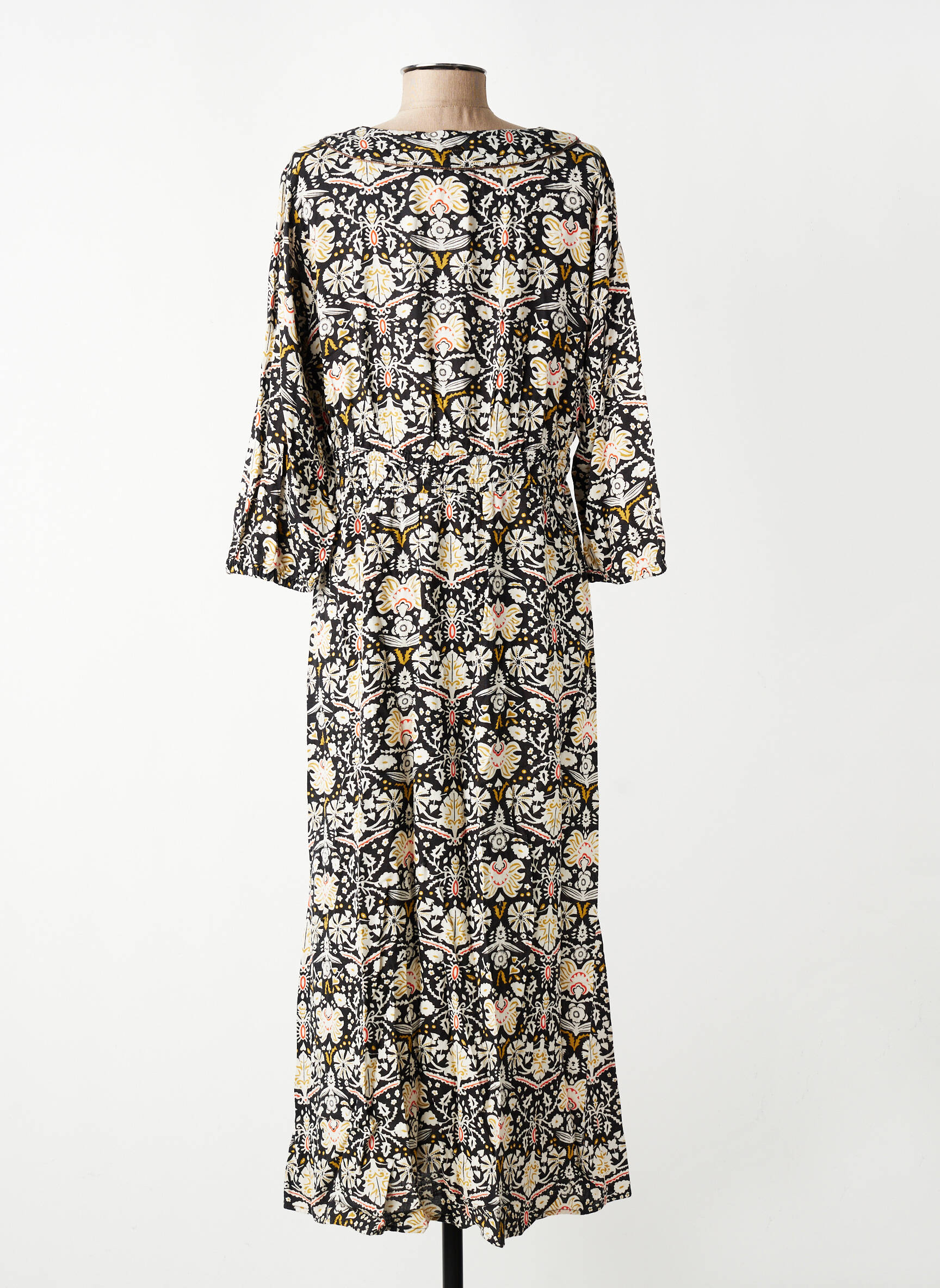 Rochie lungă negru GARCIA femeie