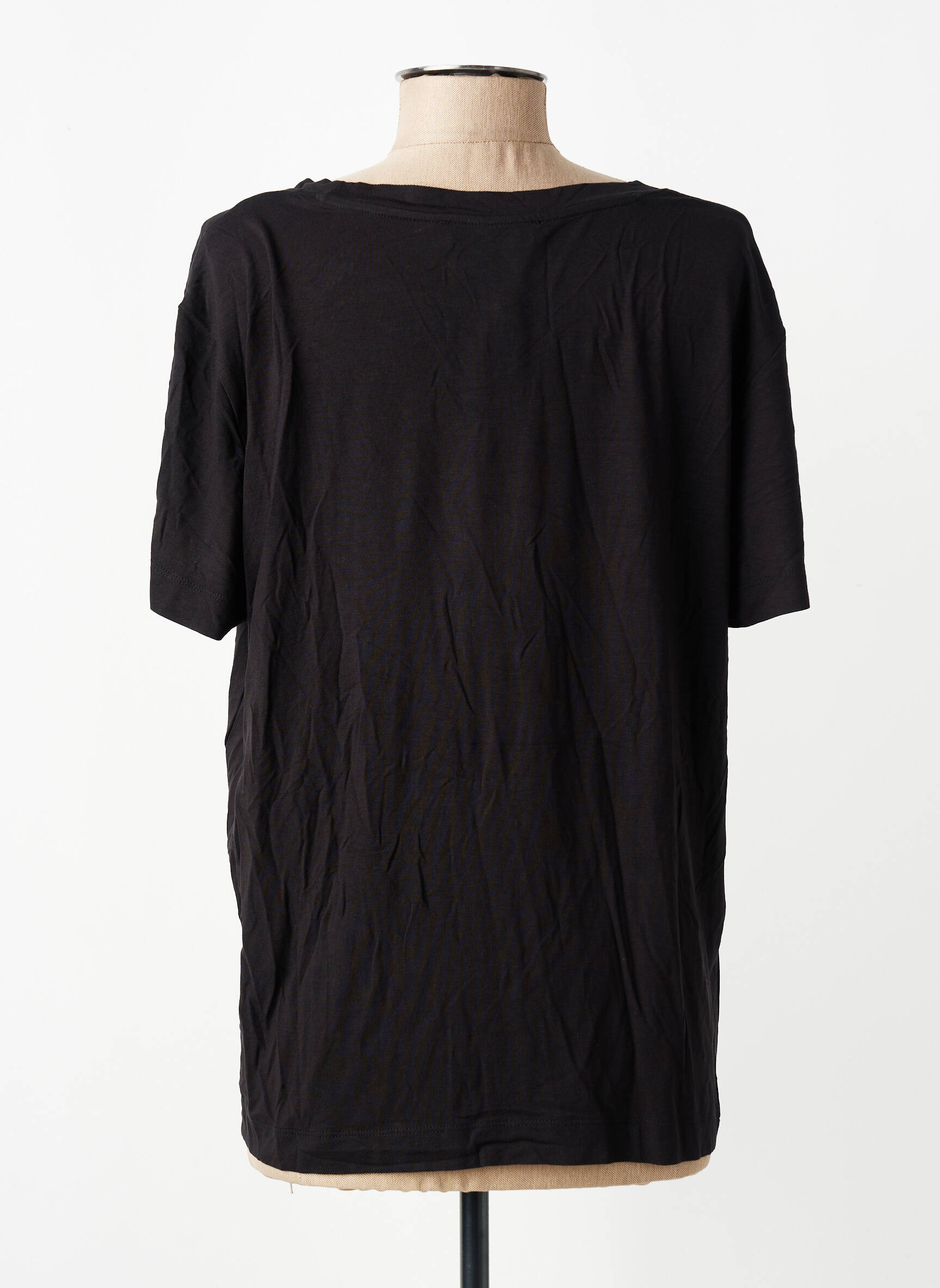 Tricou negru MANGO femeie