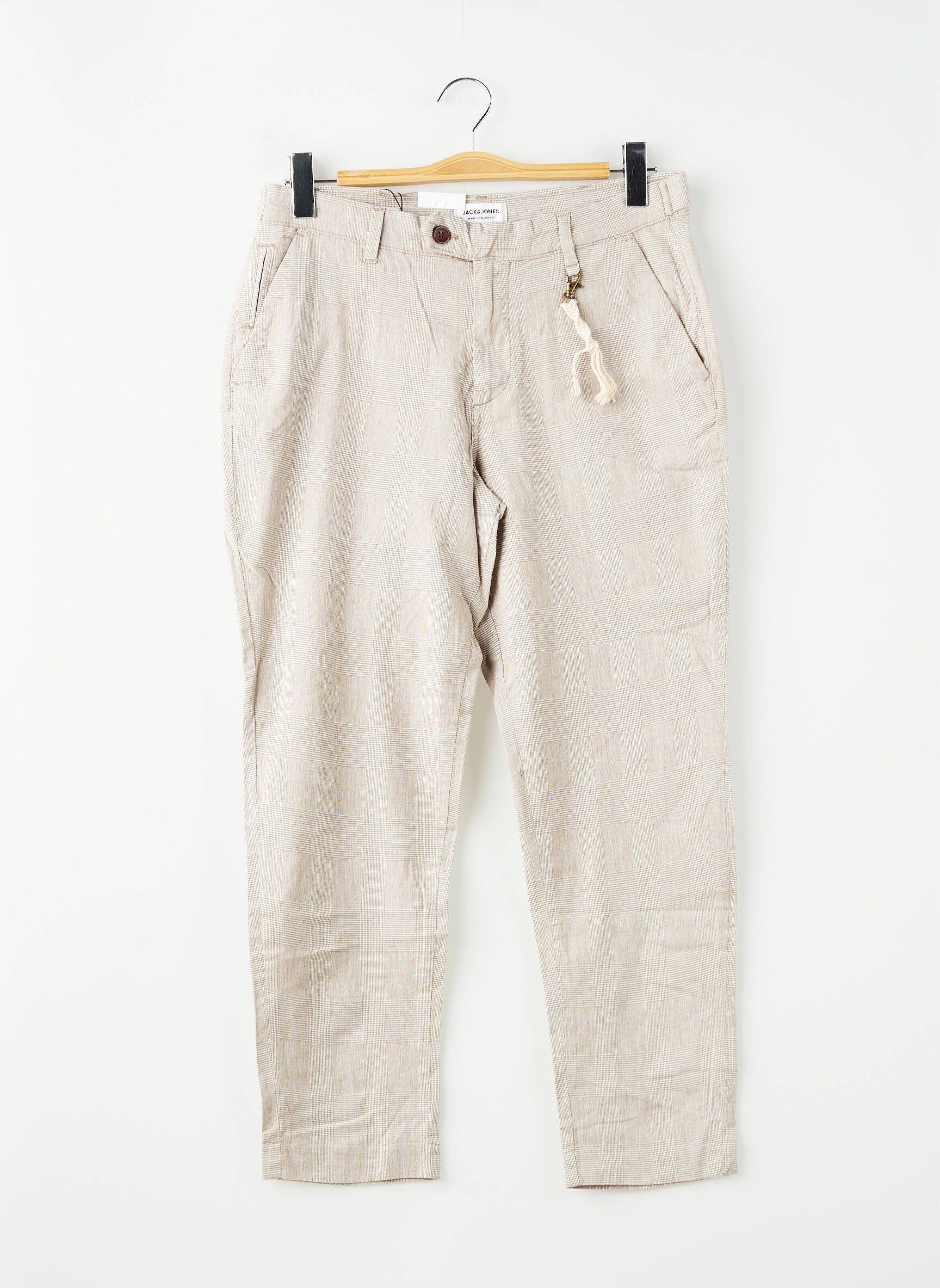 Pantalon drept bej JACK & JONES bărbat