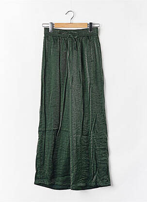Pantalon drept verde JACQUELINE DE YONG femeie