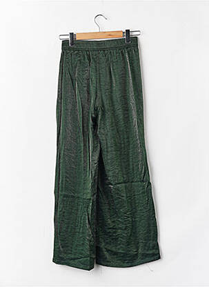 Pantalon drept verde JACQUELINE DE YONG femeie