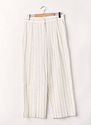 Pantalon drept alb MANGO femeie
