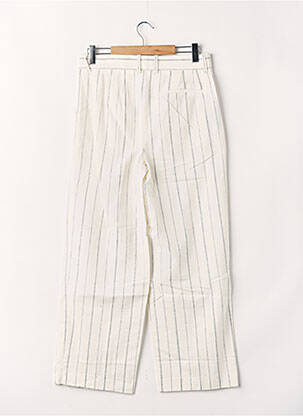 Pantalon drept alb MANGO femeie