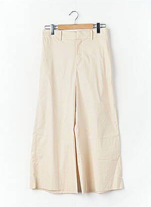 Pantalon larg bej MANGO femeie