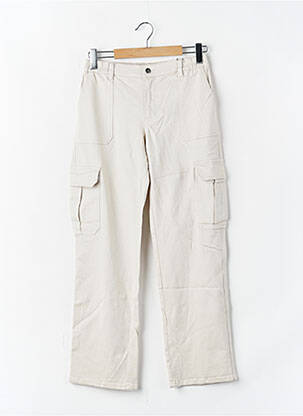 Pantalon cargo bej JACQUELINE DE YONG femeie