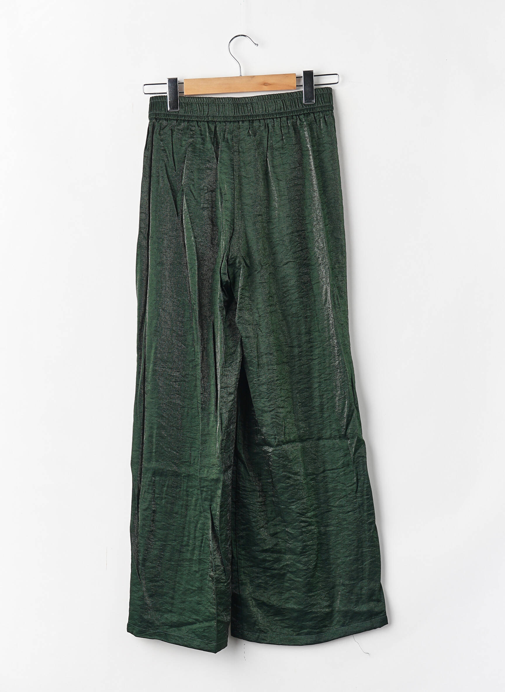 Pantalon drept verde JACQUELINE DE YONG femeie