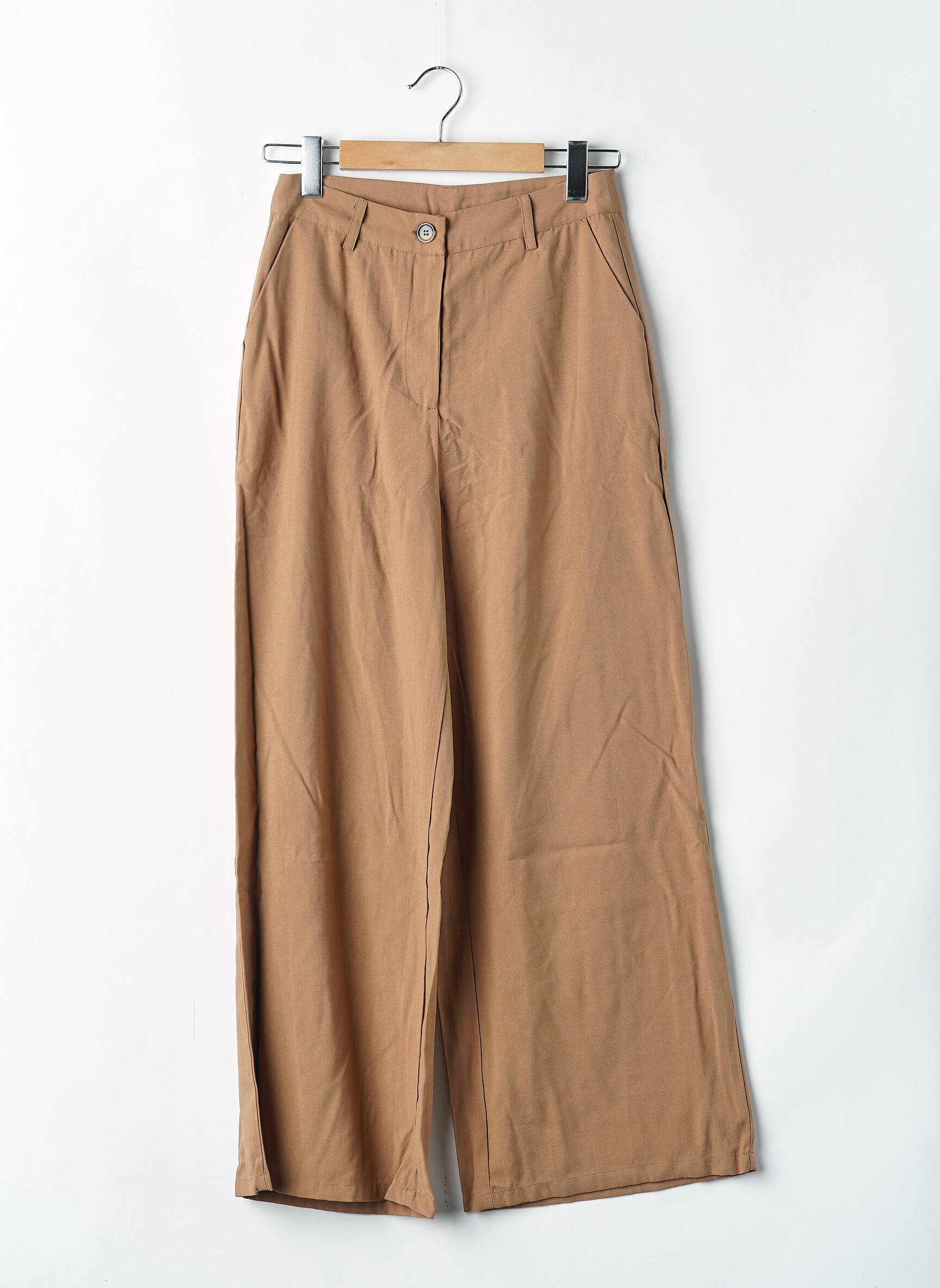 Pantalon drept maro JACQUELINE DE YONG femeie